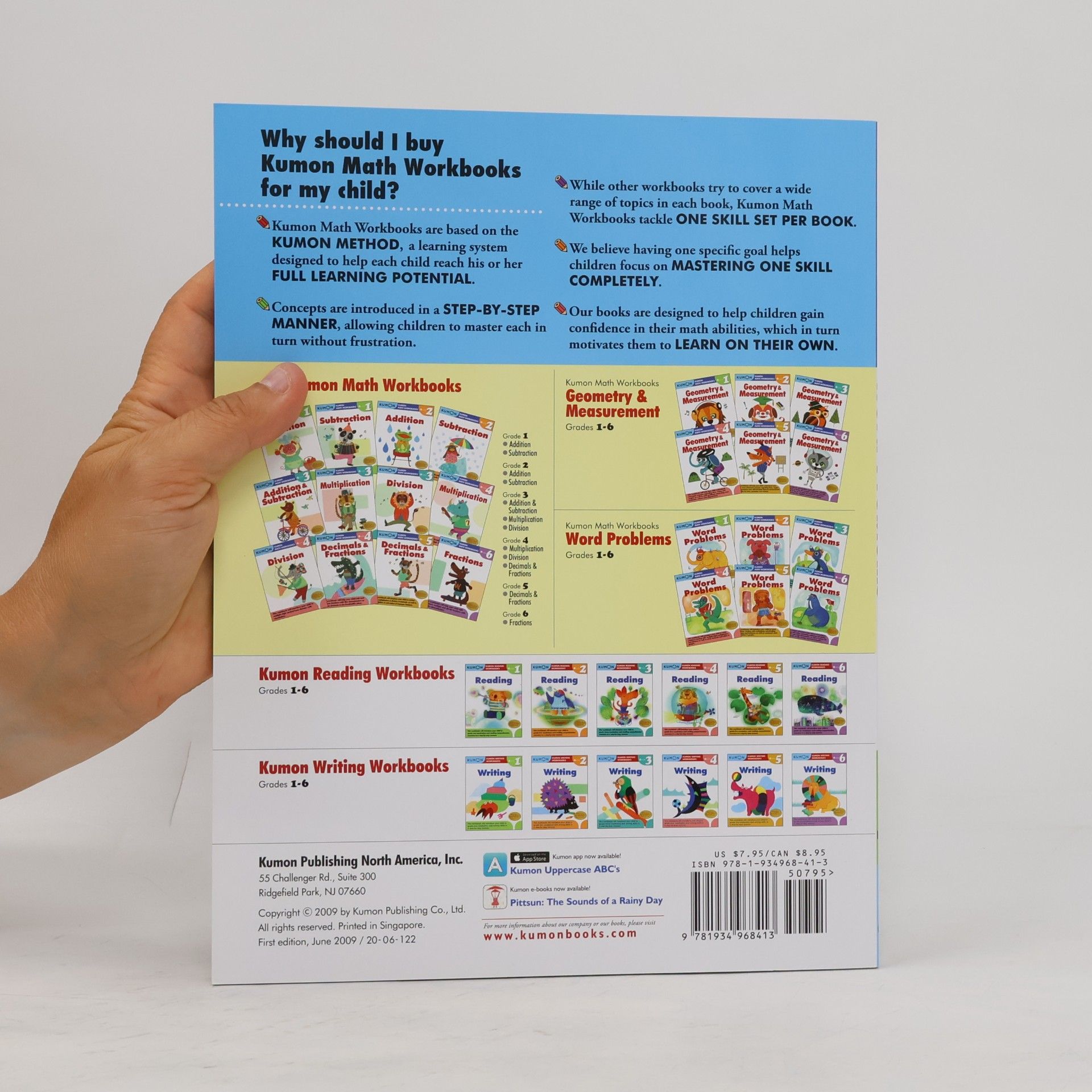 Eno Sarris Kumon Math Workbooks: Grade 1 Word Problems