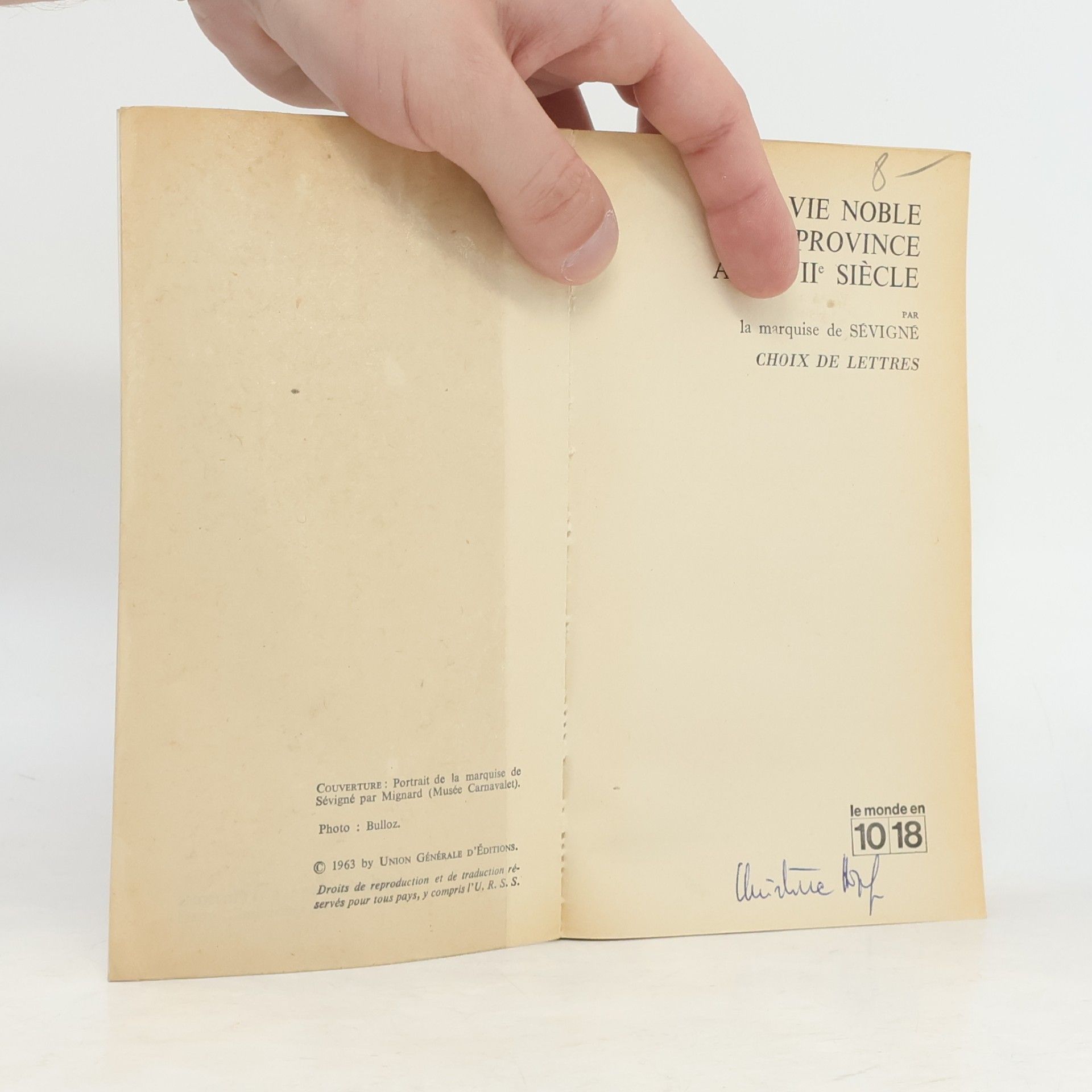Autorenkollektiv Marquise de Sévigné: La vie noble en province au XVIIe siècle