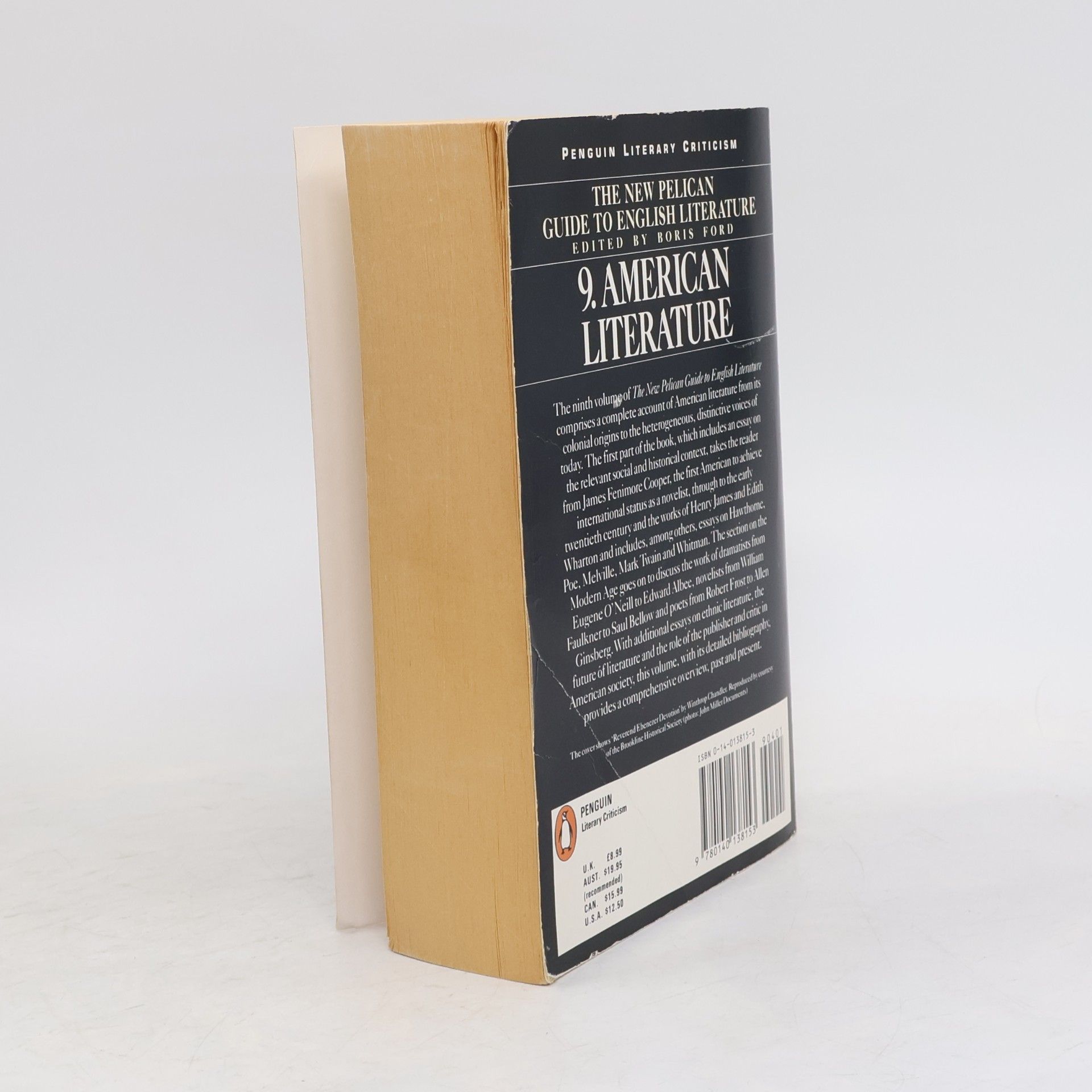 Boris Ford The New Pelican Guide to English Literature 9. American Literature