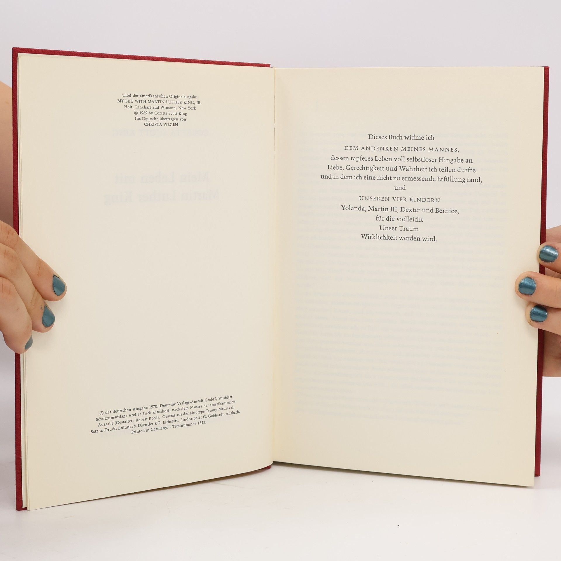 Coretta Scott King Mein leben mit Martin Luther King