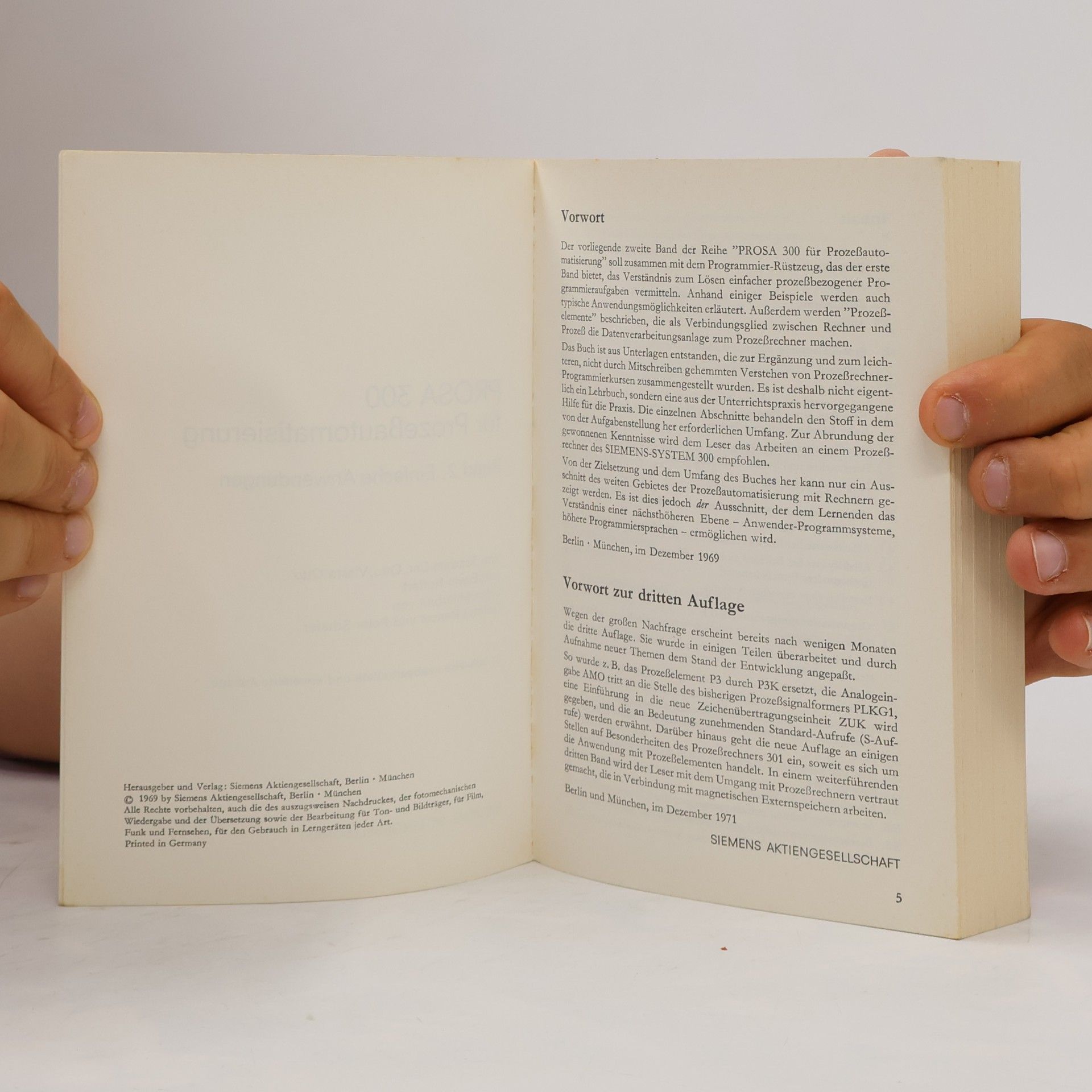 Autorenkollektiv PROSA 300 für Prozeßautomatisierung