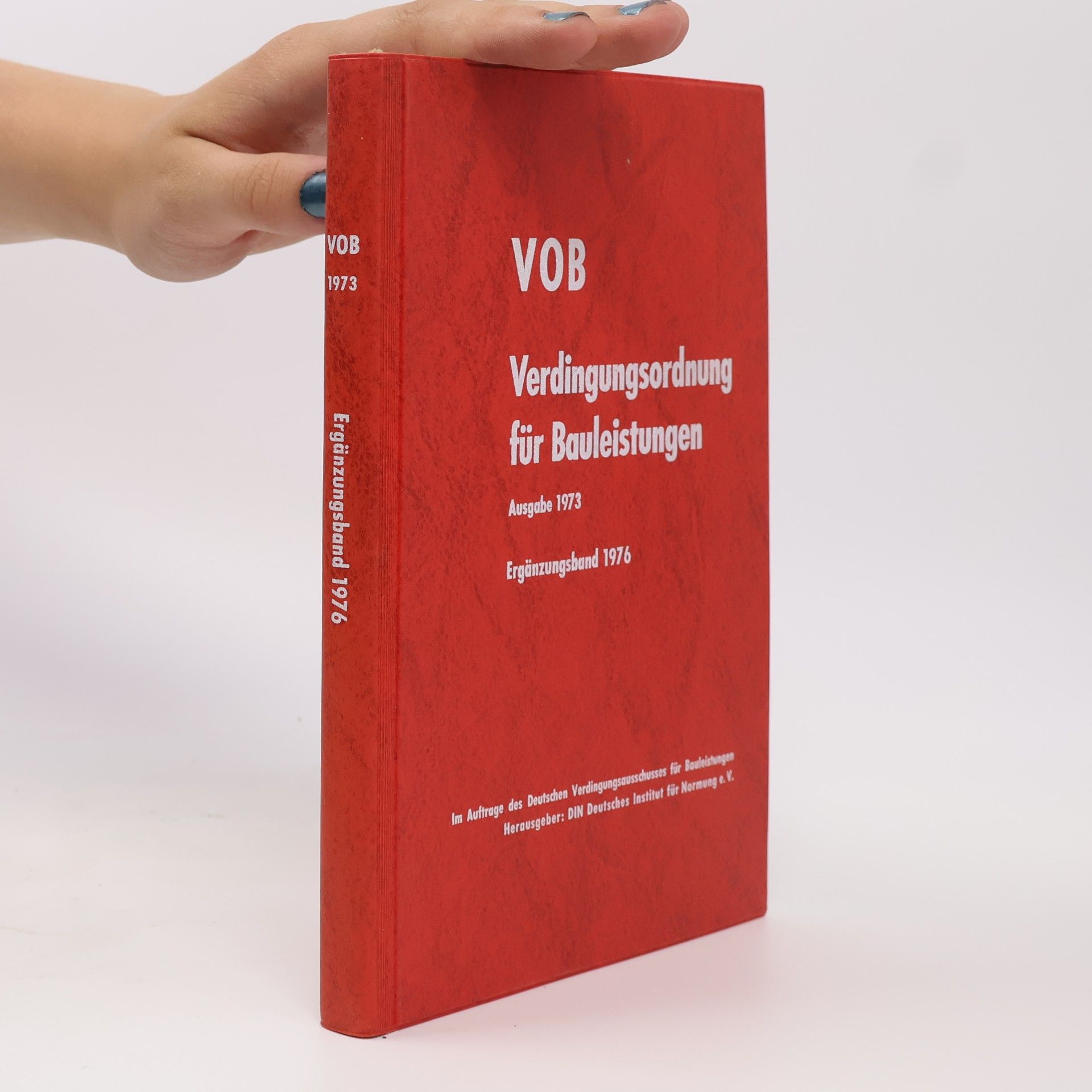Collectif d'auteurs Verdingungsordnung für Bauleistungen