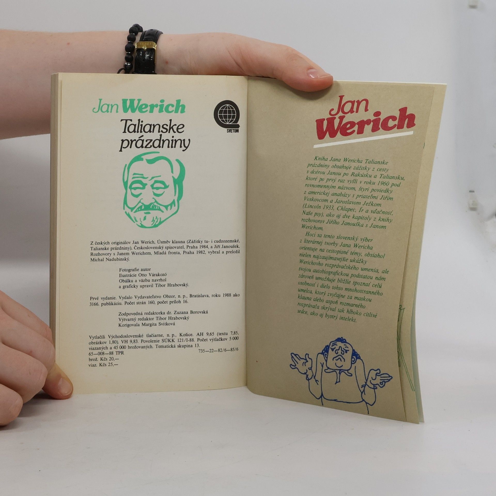 Jan Werich Talianske prázdniny