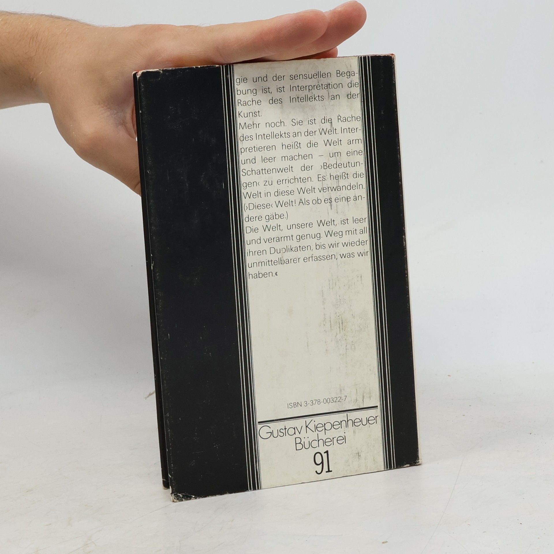 Susan Sontag Geist als Leidenschaft