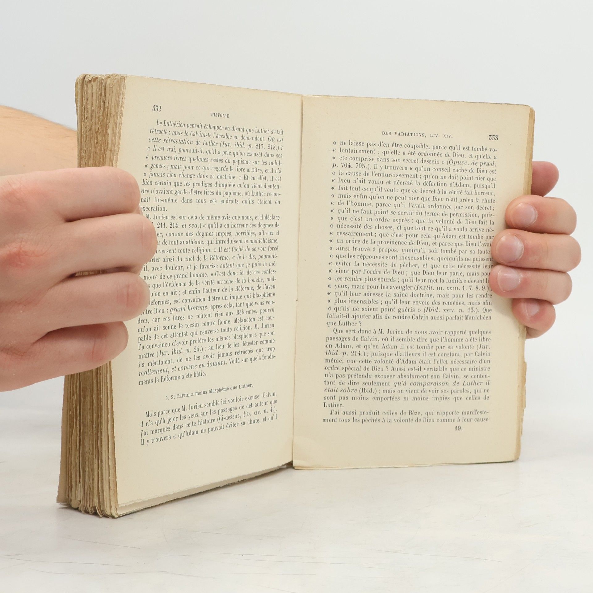 Jacques Bénigne Bossuet Histoire des Variations des Églises Protestantes