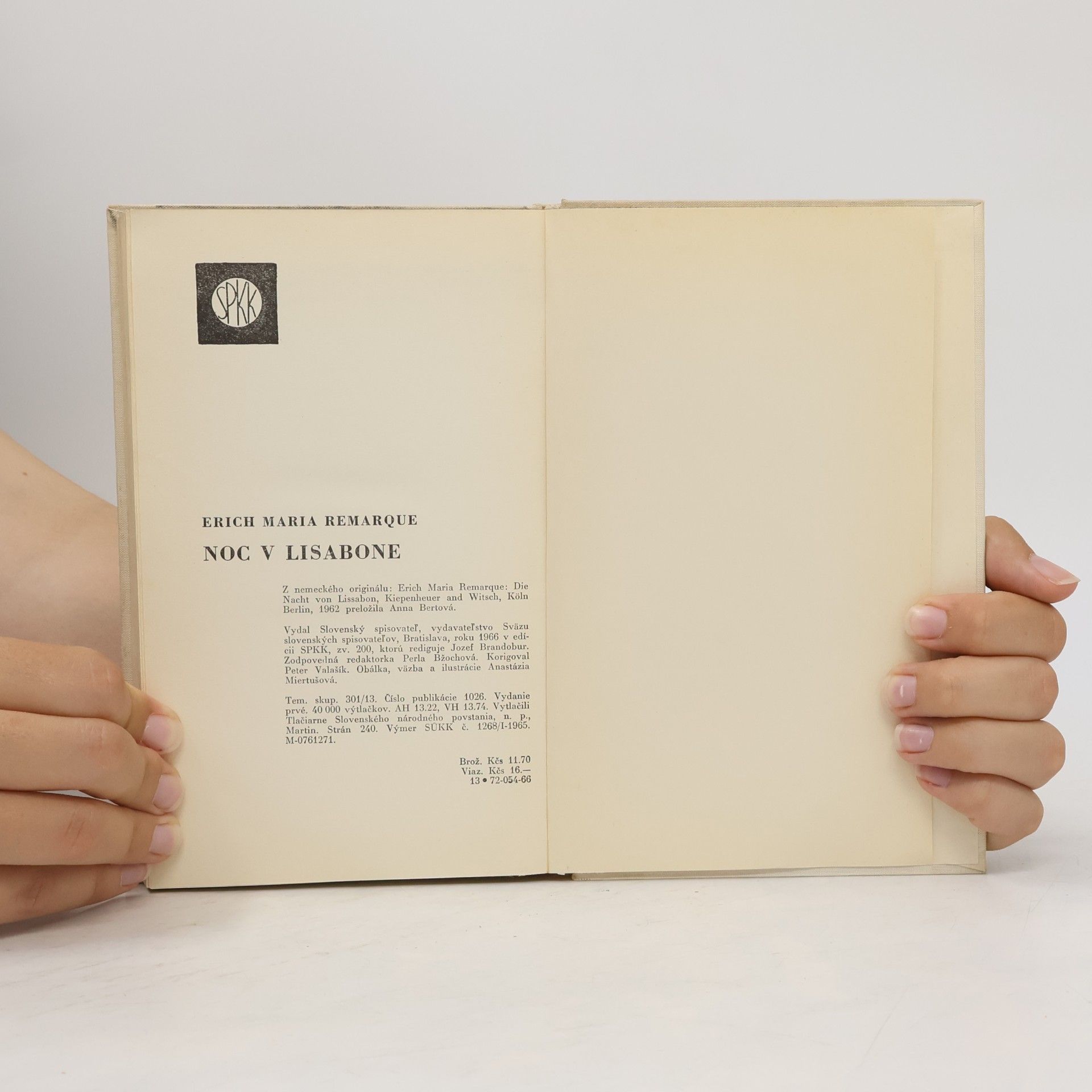 Erich Maria Remarque Noc v Lisabone