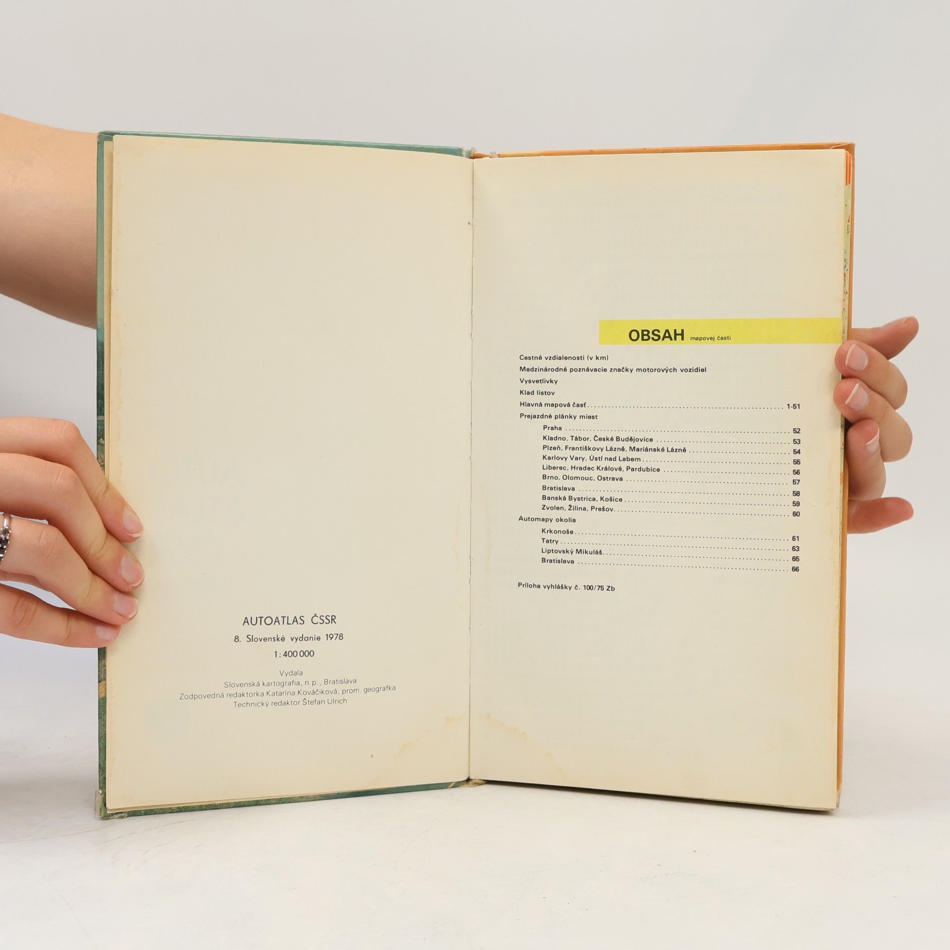 Kolektív autorov Autoatlas ČSSR