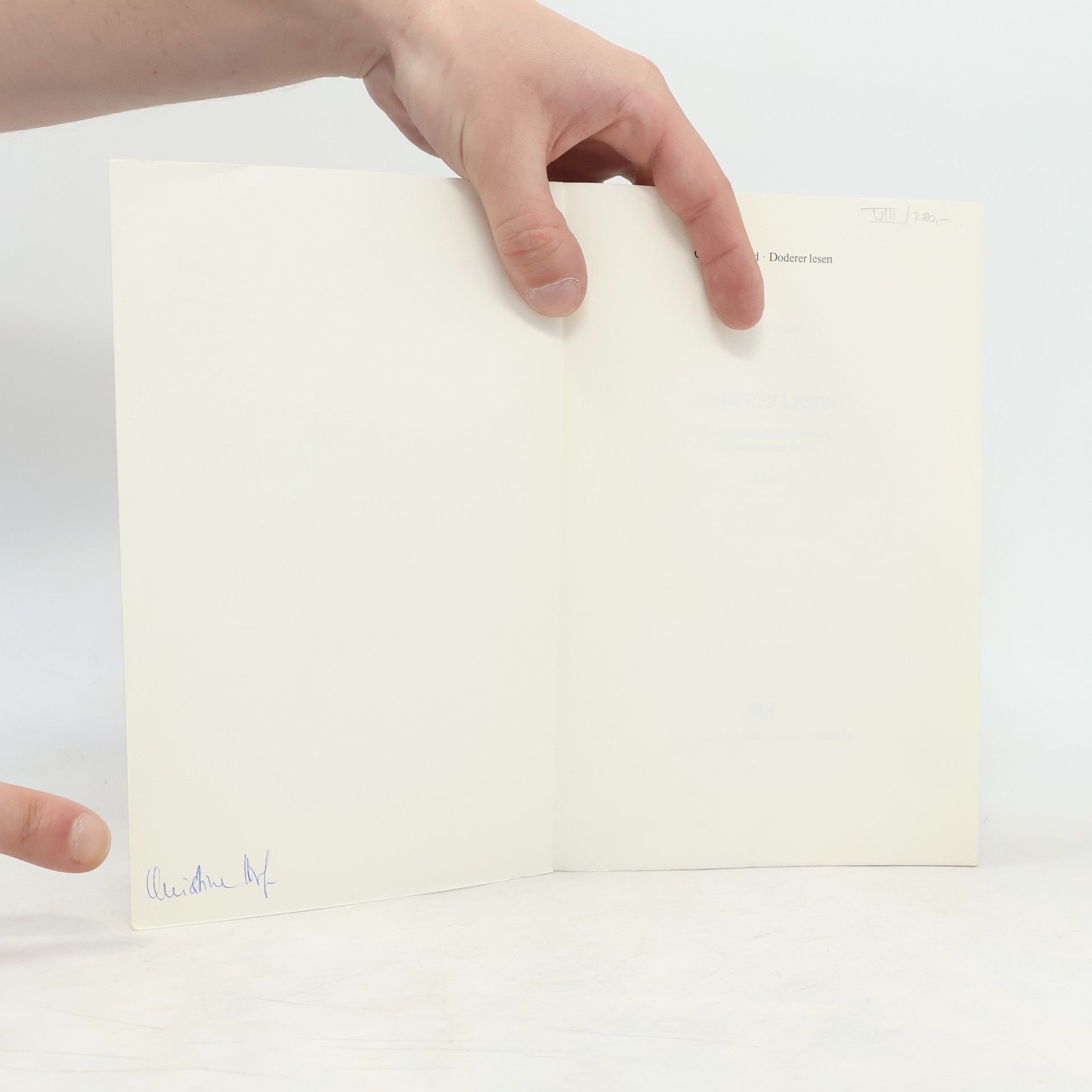 Georg Schmid Doderer lesen