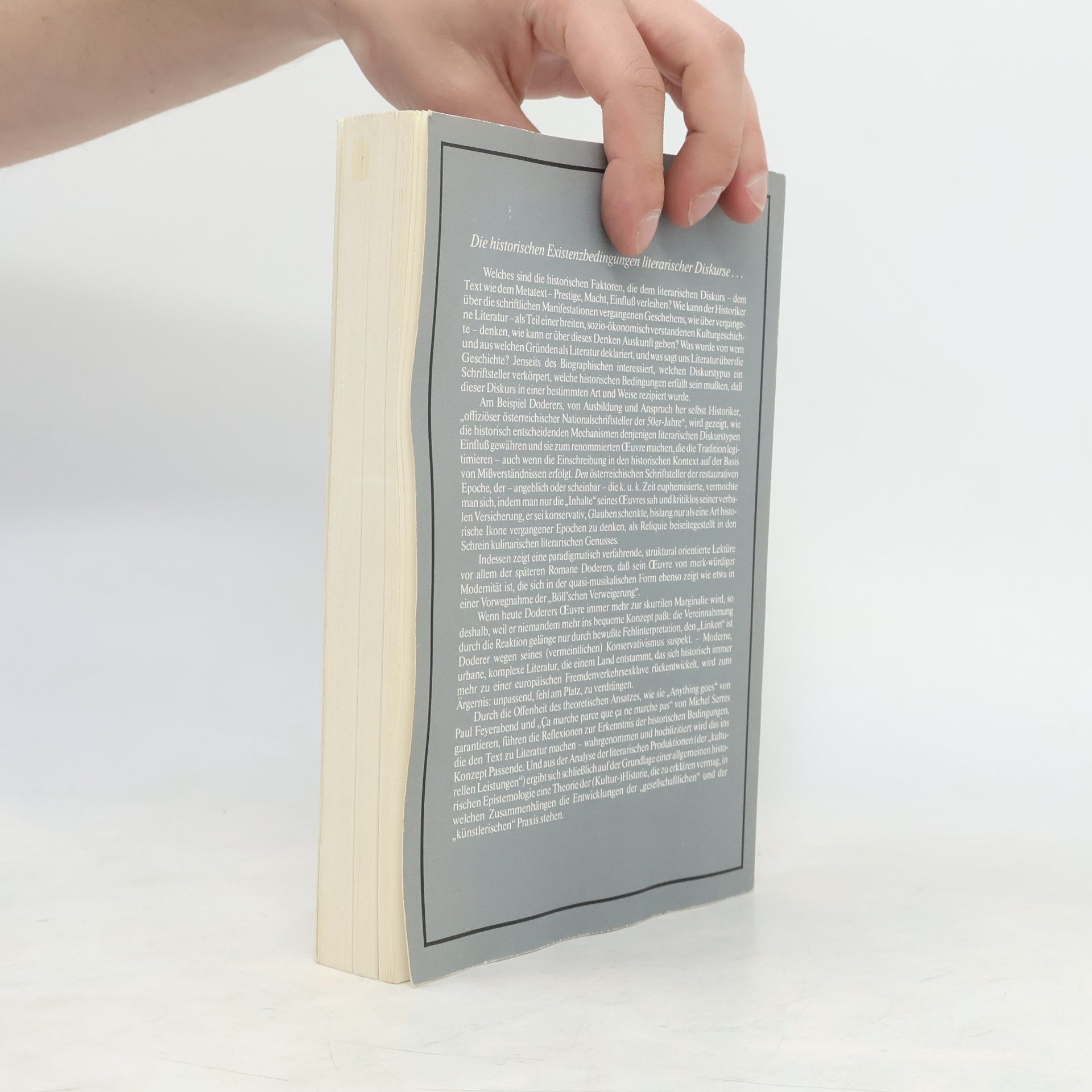 Georg Schmid Doderer lesen