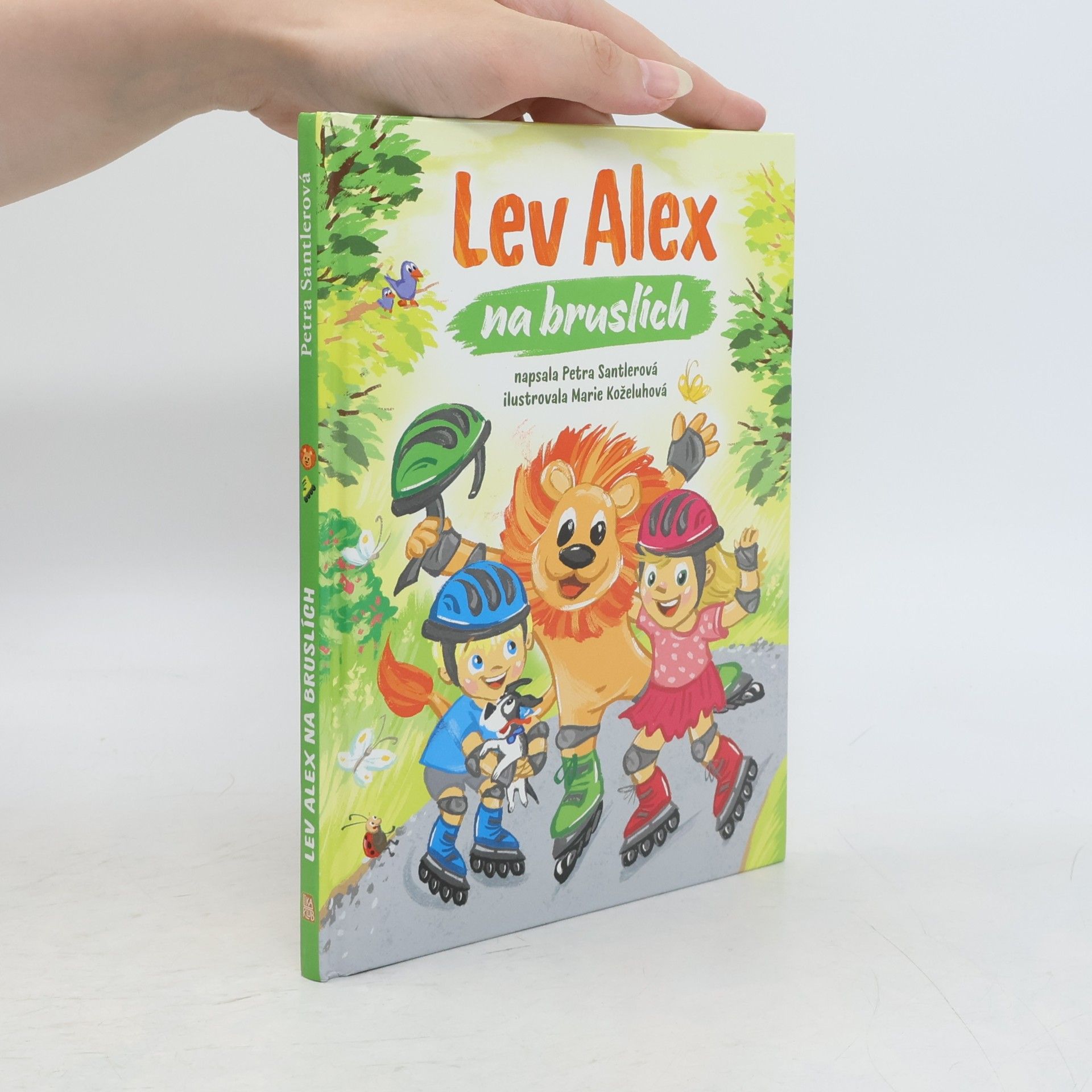 Marie Koželuhová Lev Alex na bruslích
