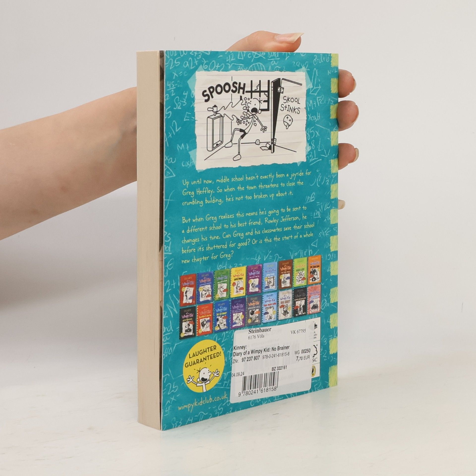 Jeff Kinney Diary of a Wimpy Kid 18: No Brainer