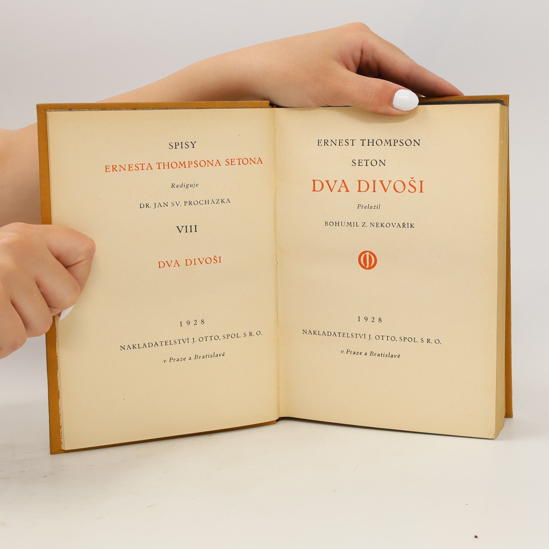 Ernest Thompson Seton Dva divoši