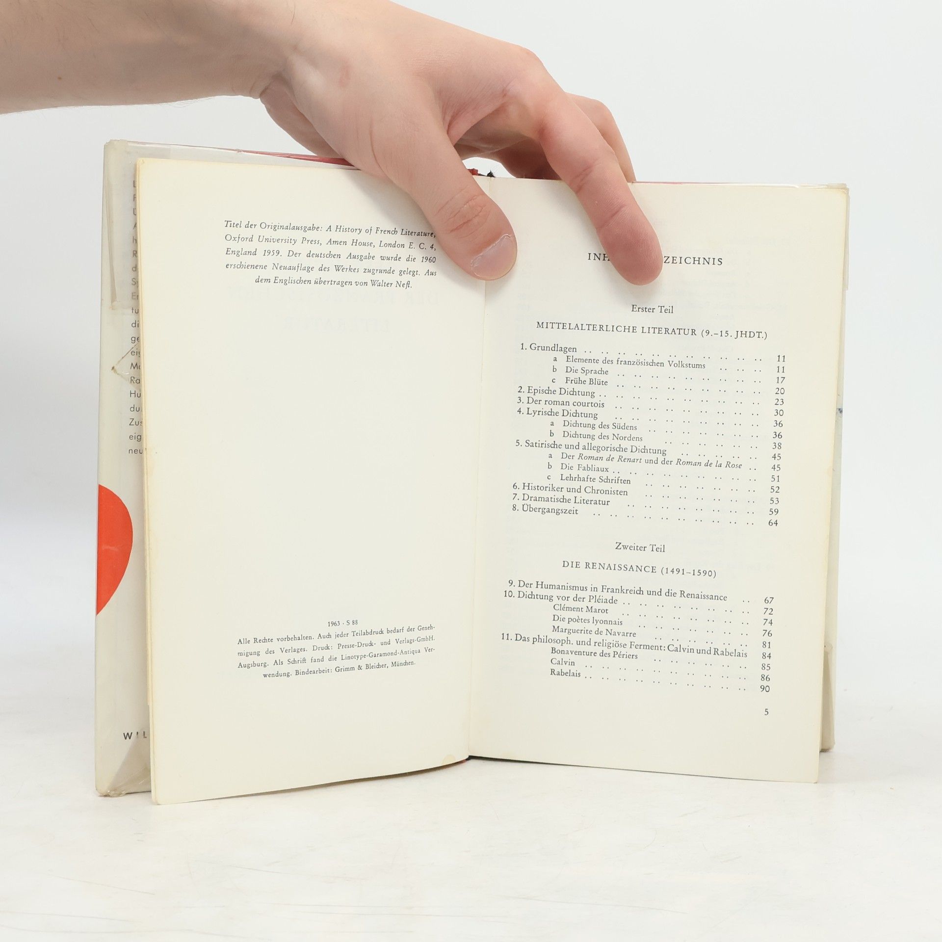 Louis Cazamian Geschichte der französischen Literatur