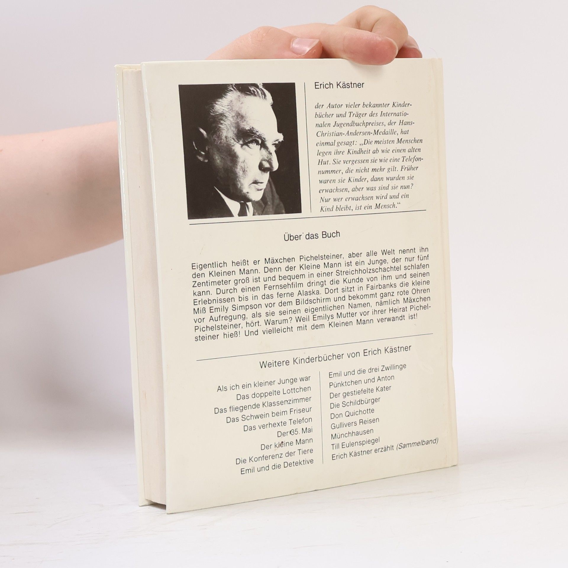 Erich Kästner Der kleine Mann und die kleine Miss