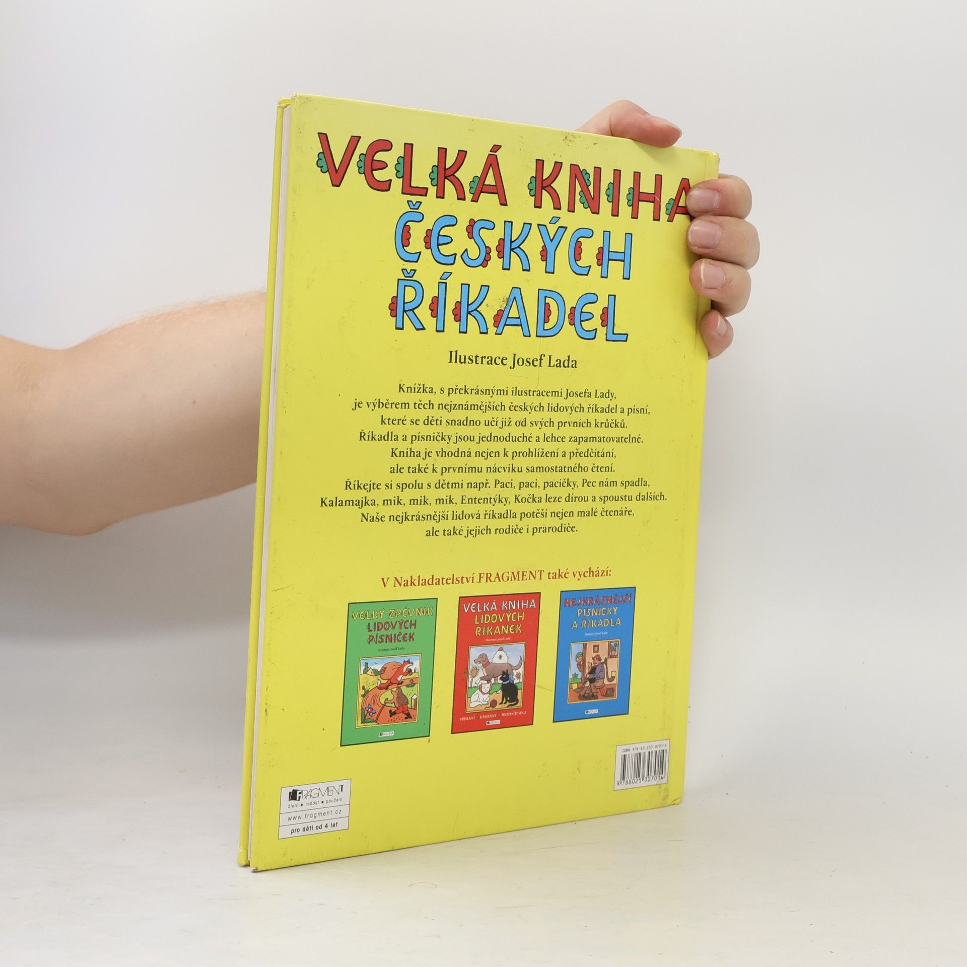 Josef Lada Velká kniha českých říkadel : říkadla, písničky, rozpočítadla