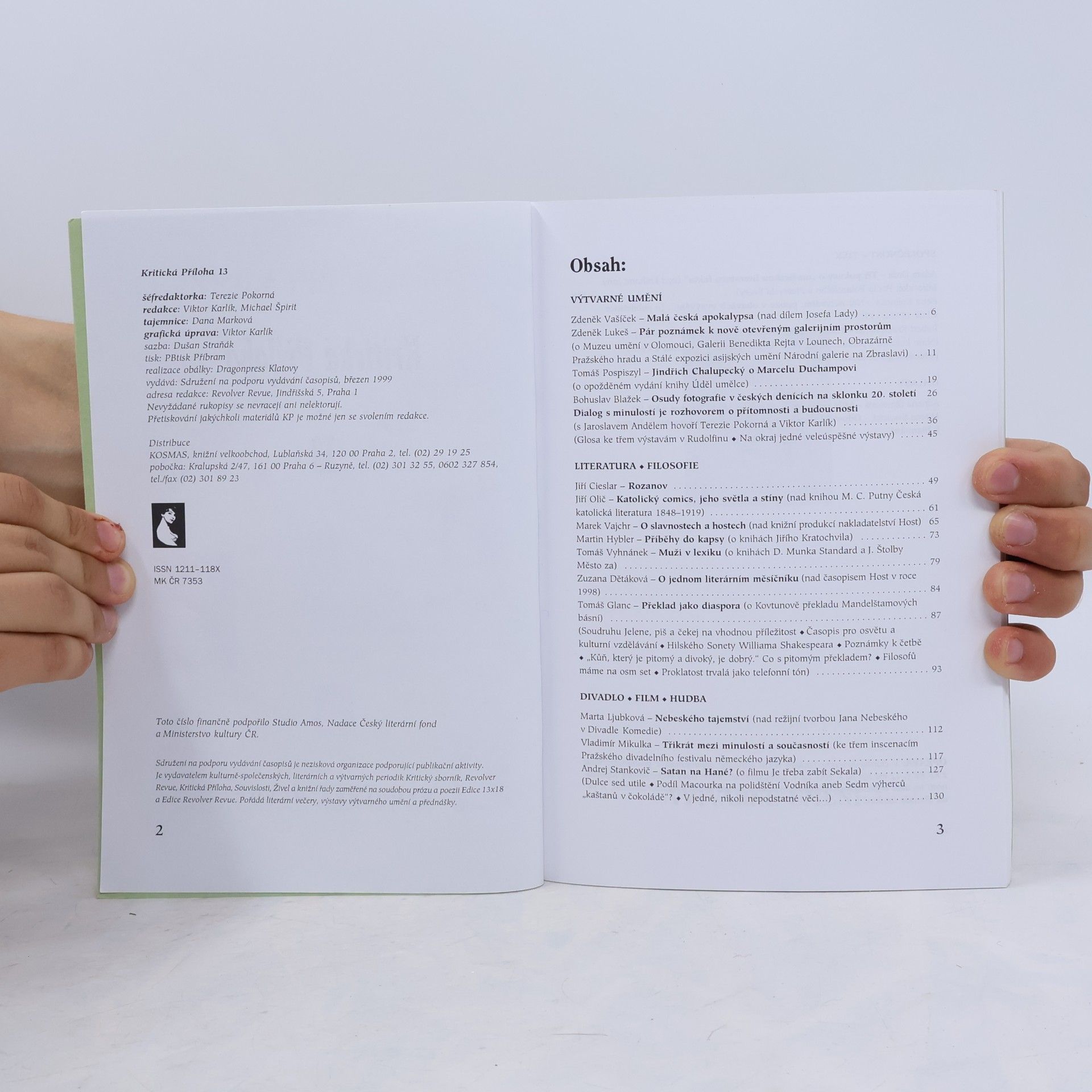 Autorenkollektiv Kritická příloha 13. Revolver revue