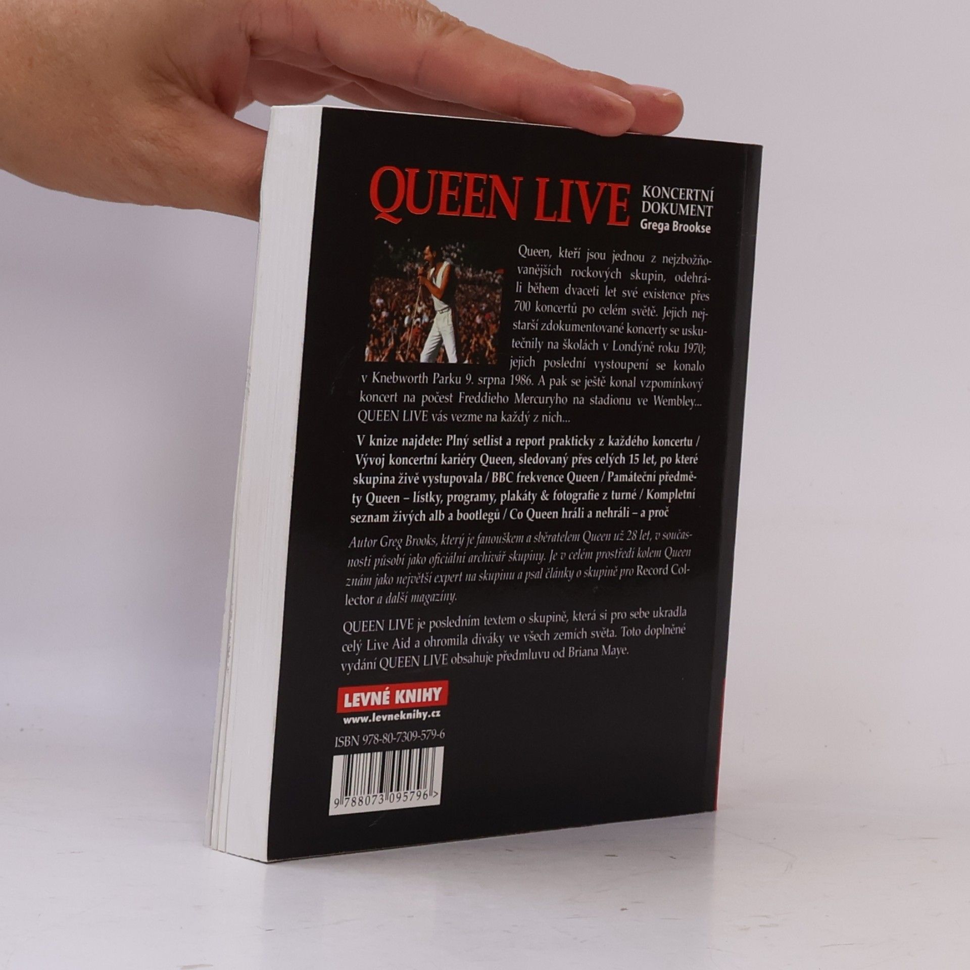 Greg Brooks Queen live. Koncertní dokument