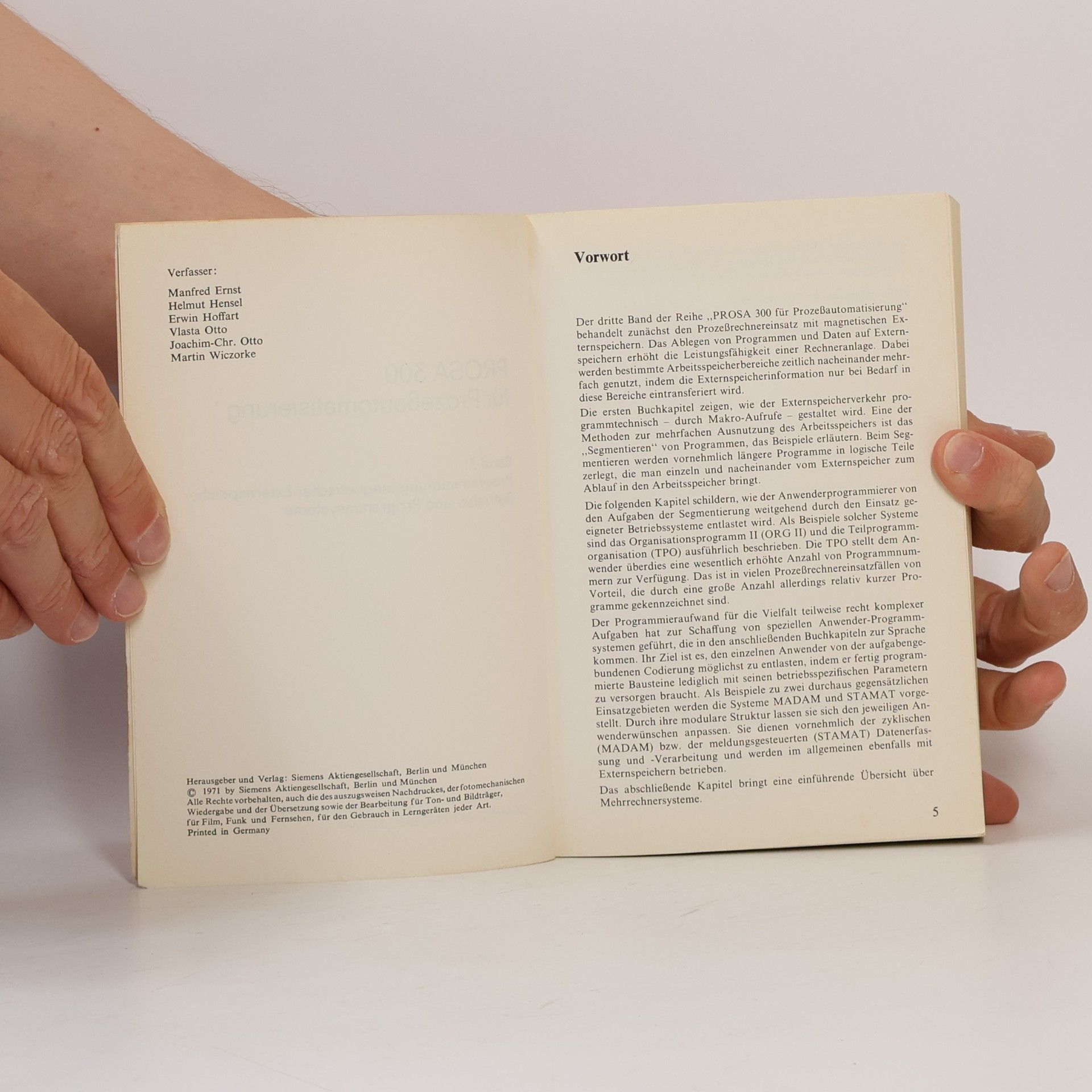 Autorenkollektiv PROSA 300 für Prozessautomatisierung. Band 3