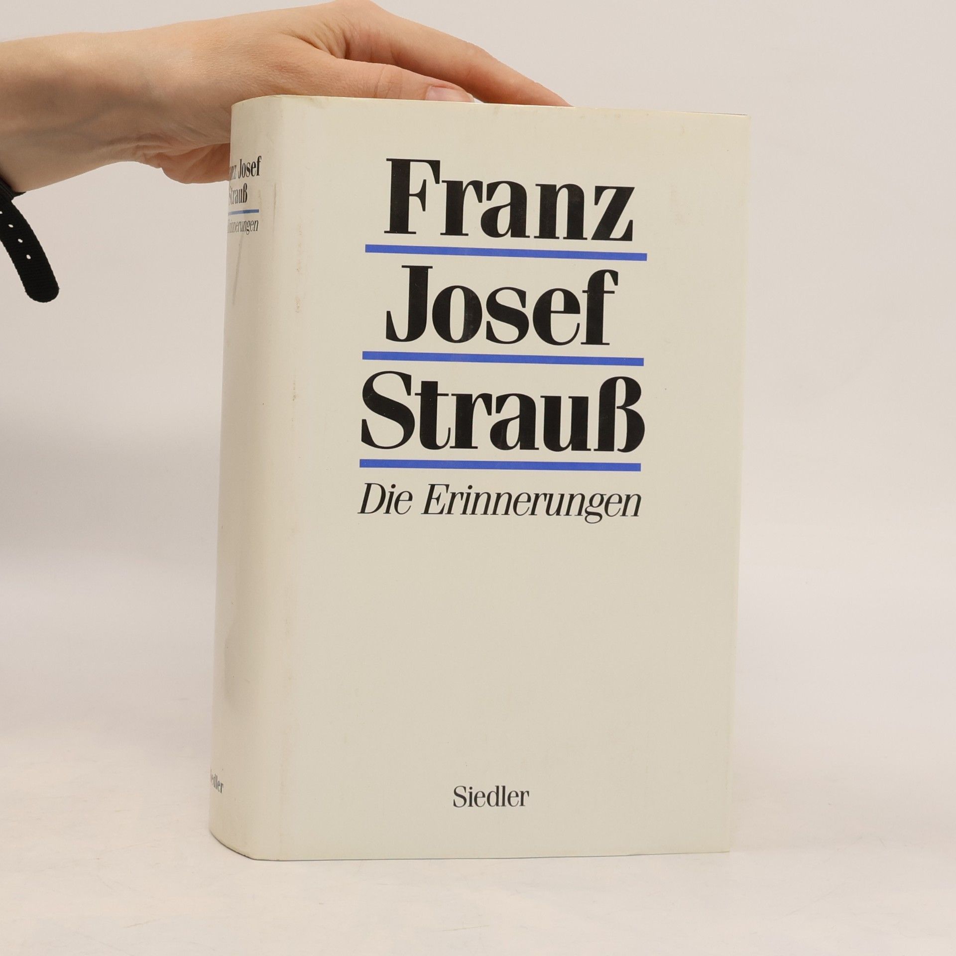 Franz Josef Strauß Die Erinnerungen