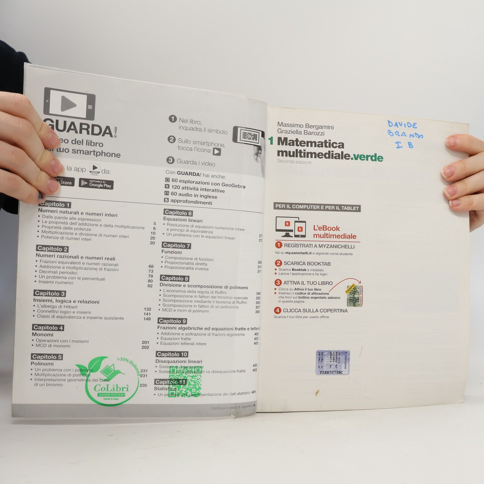 Massimo Bergamini Matematica multimediale.verde, 1