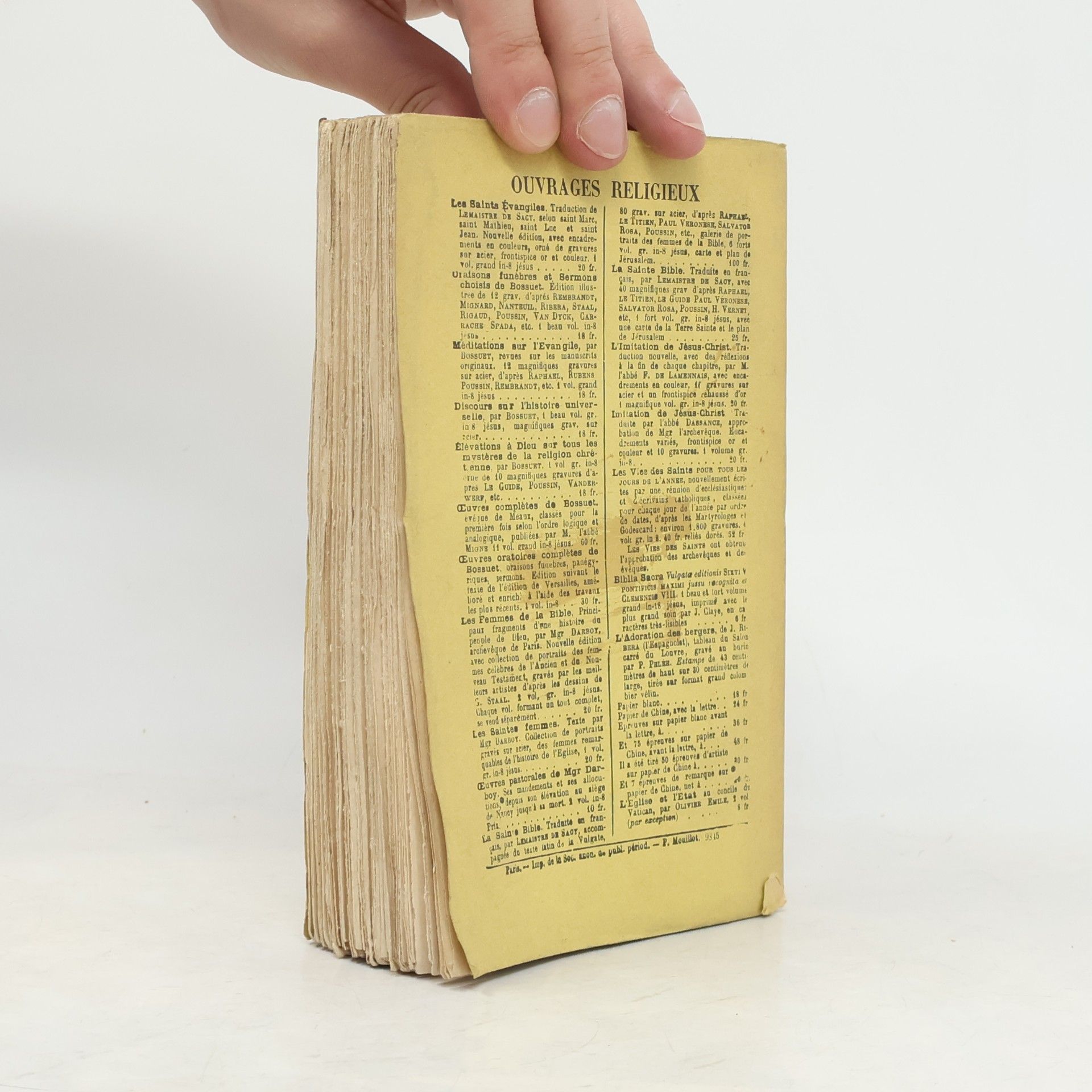 Jacques Bénigne Bossuet Histoire des Variations des Églises Protestantes