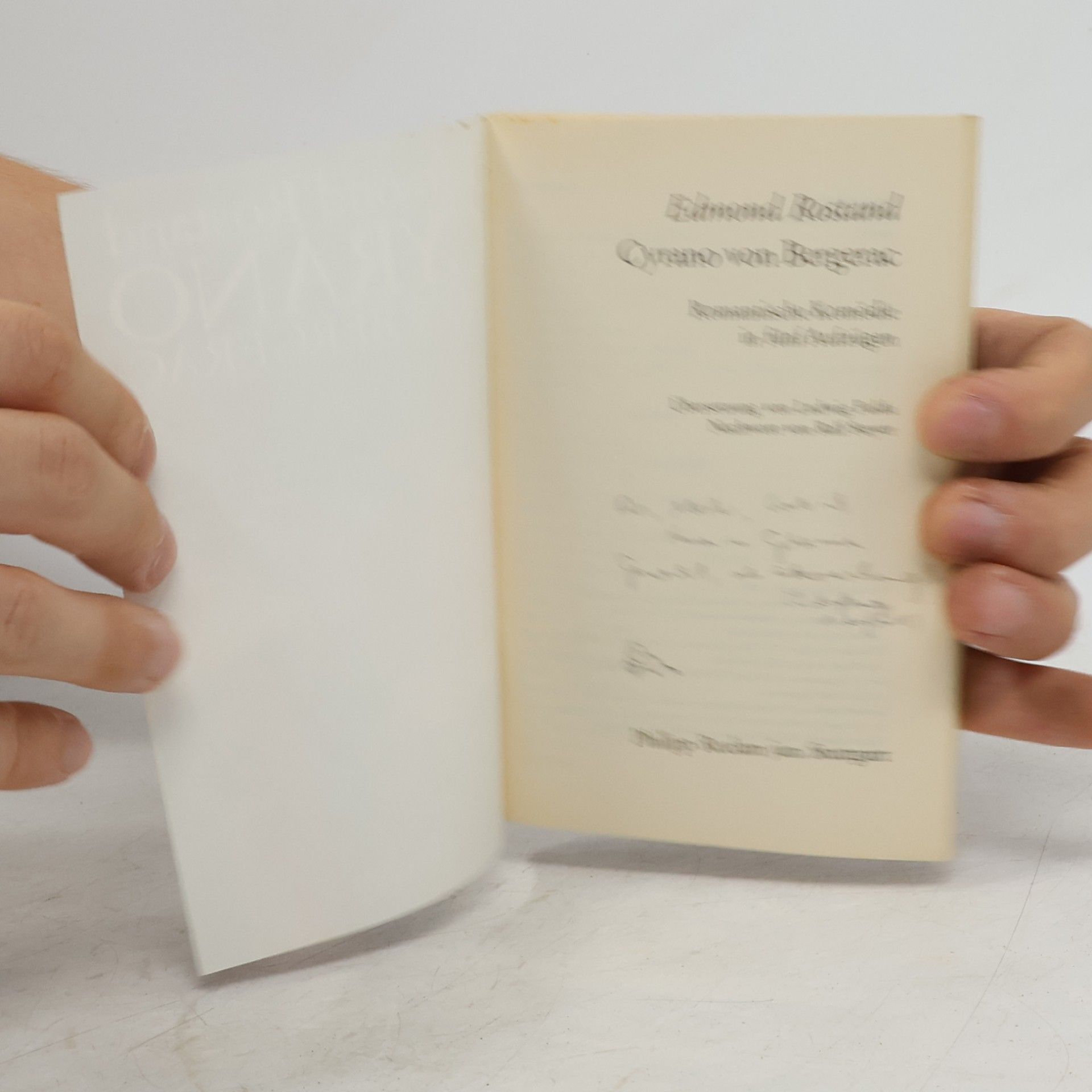 Edmond Rostand Cyrano von Bergerac