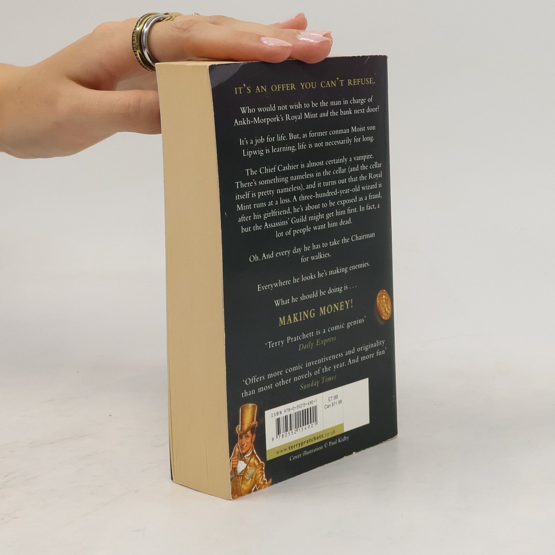 Terry Pratchett Making money