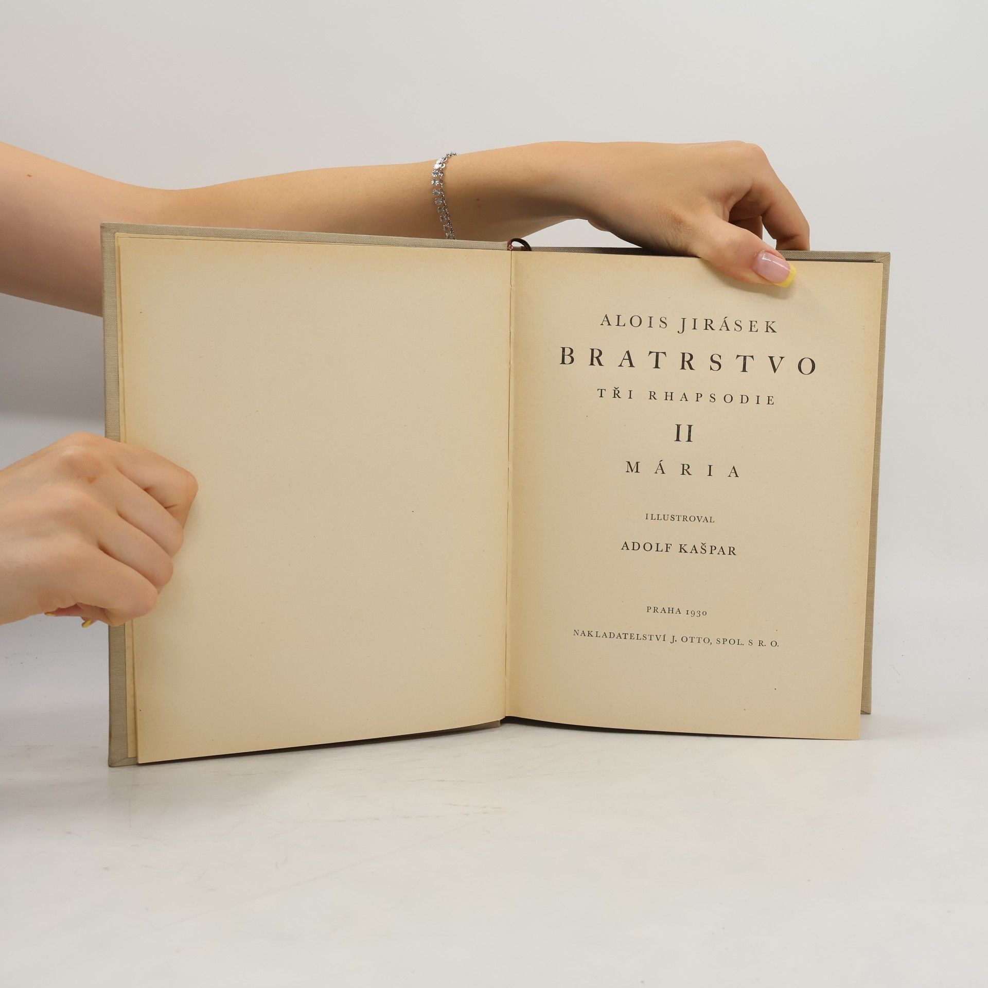Alois Jirásek Bratrstvo II. Tři rapsodie. Mária