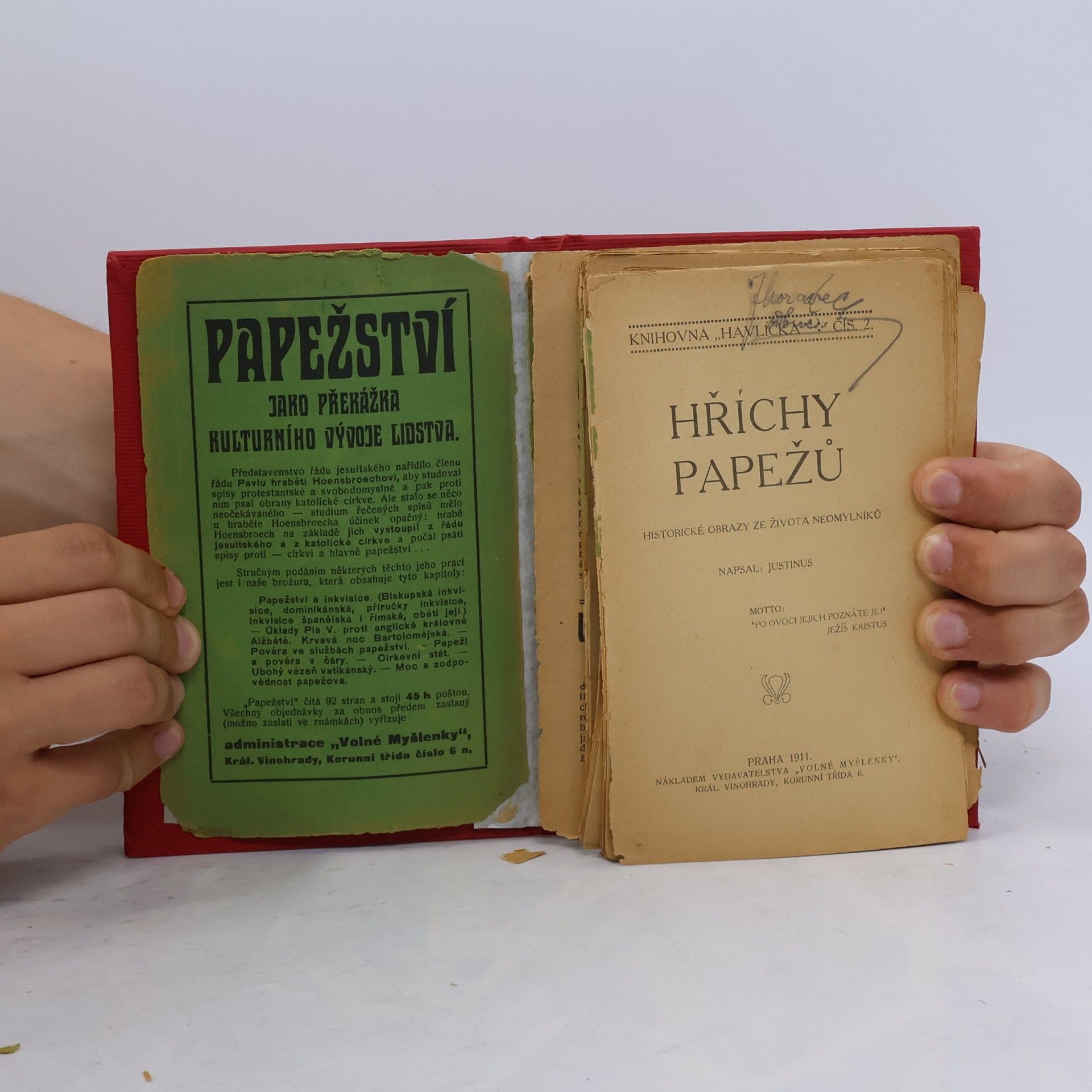 Justinus Hříchy papežů