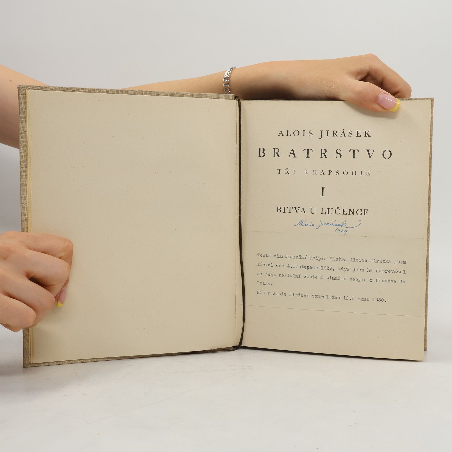 Alois Jirásek Bratrstvo I. Bitva u Lučence