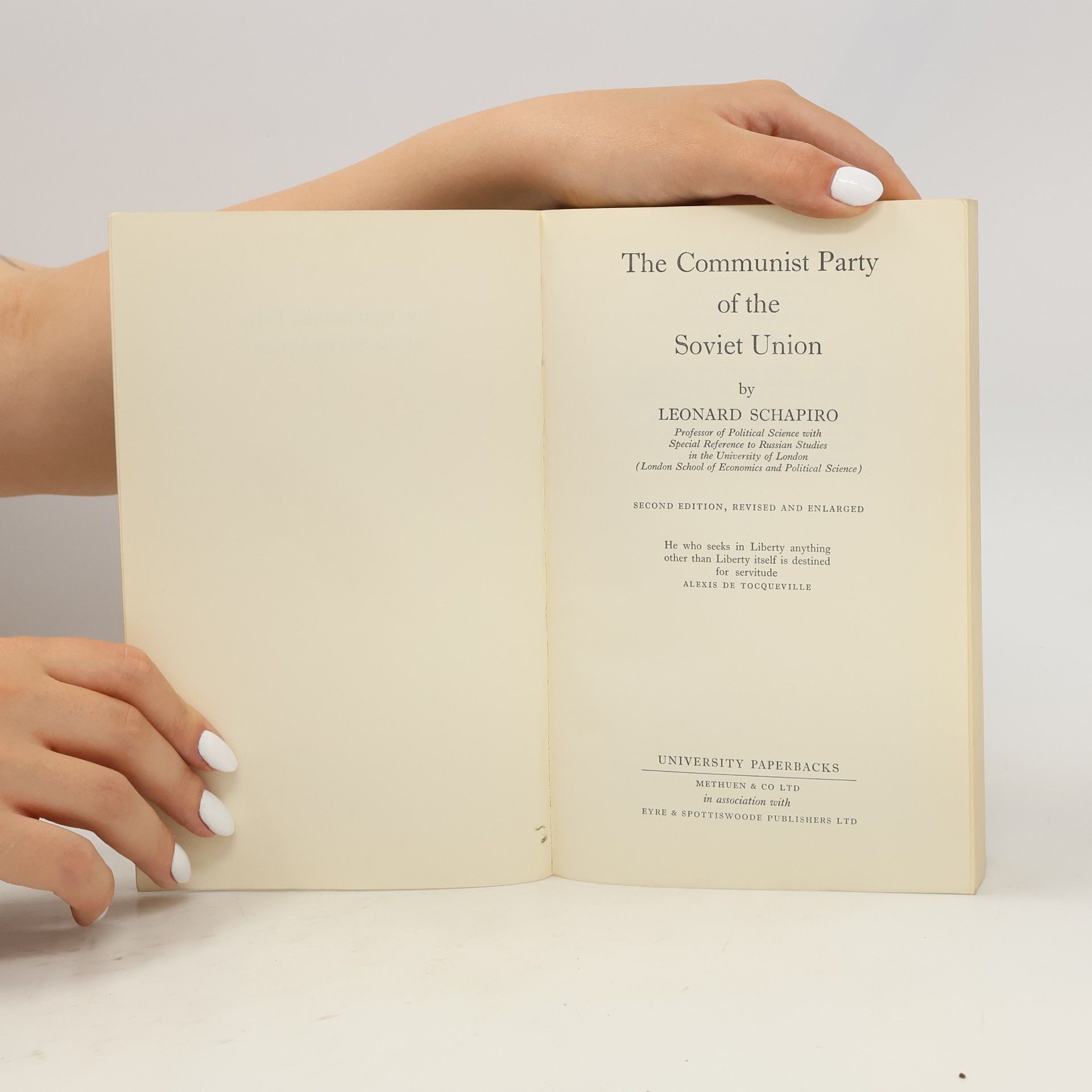 Leonard Schapiro The Communist Party of the Soviet Union