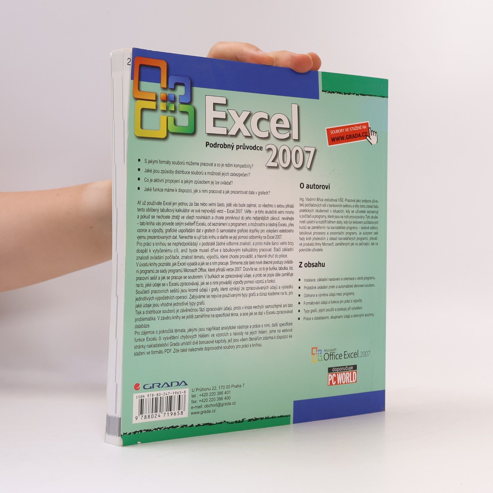 Vladimír Bříza Excel 2007 : podrobný průvodce
