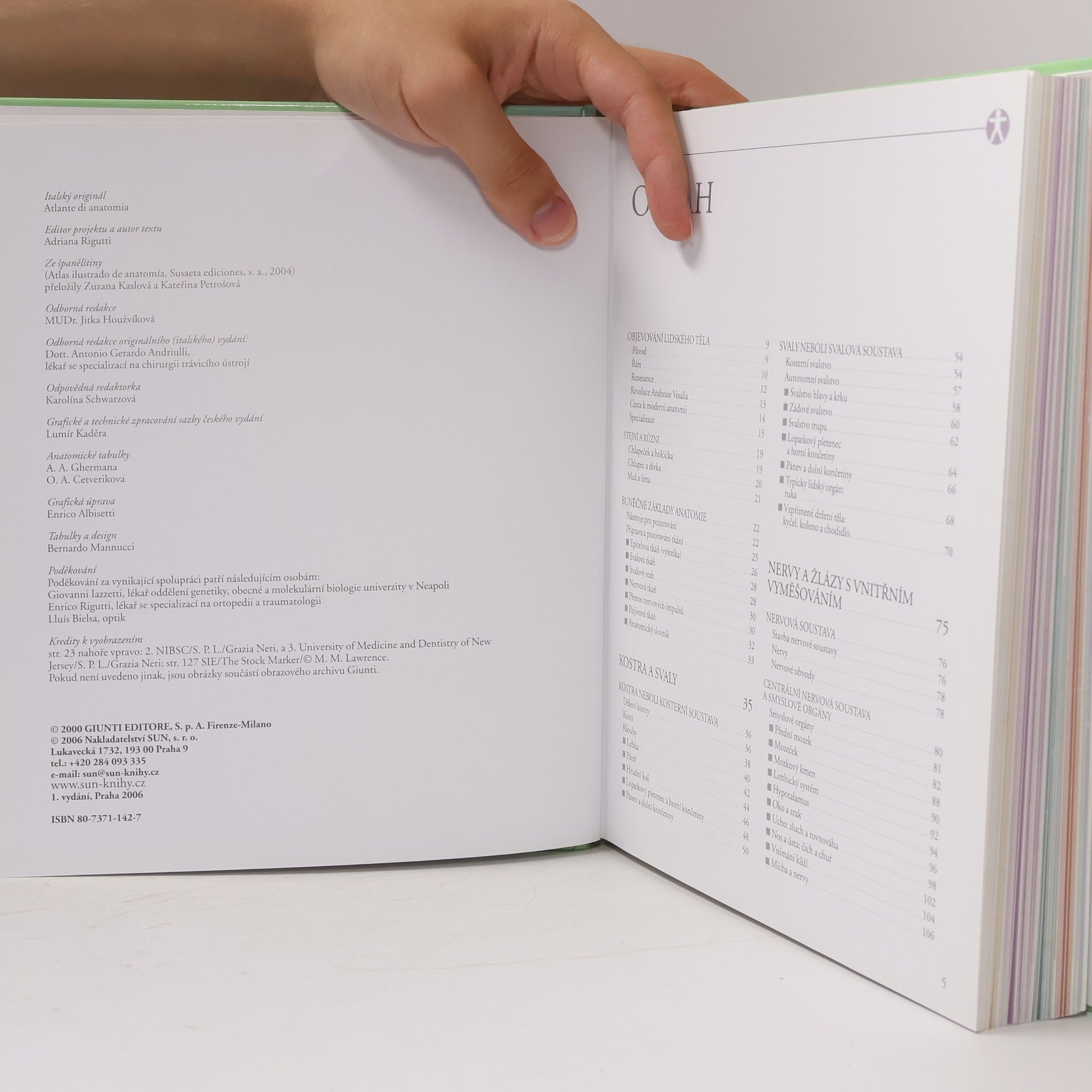 Adriana Rigutti Ilustrovaný atlas anatomie