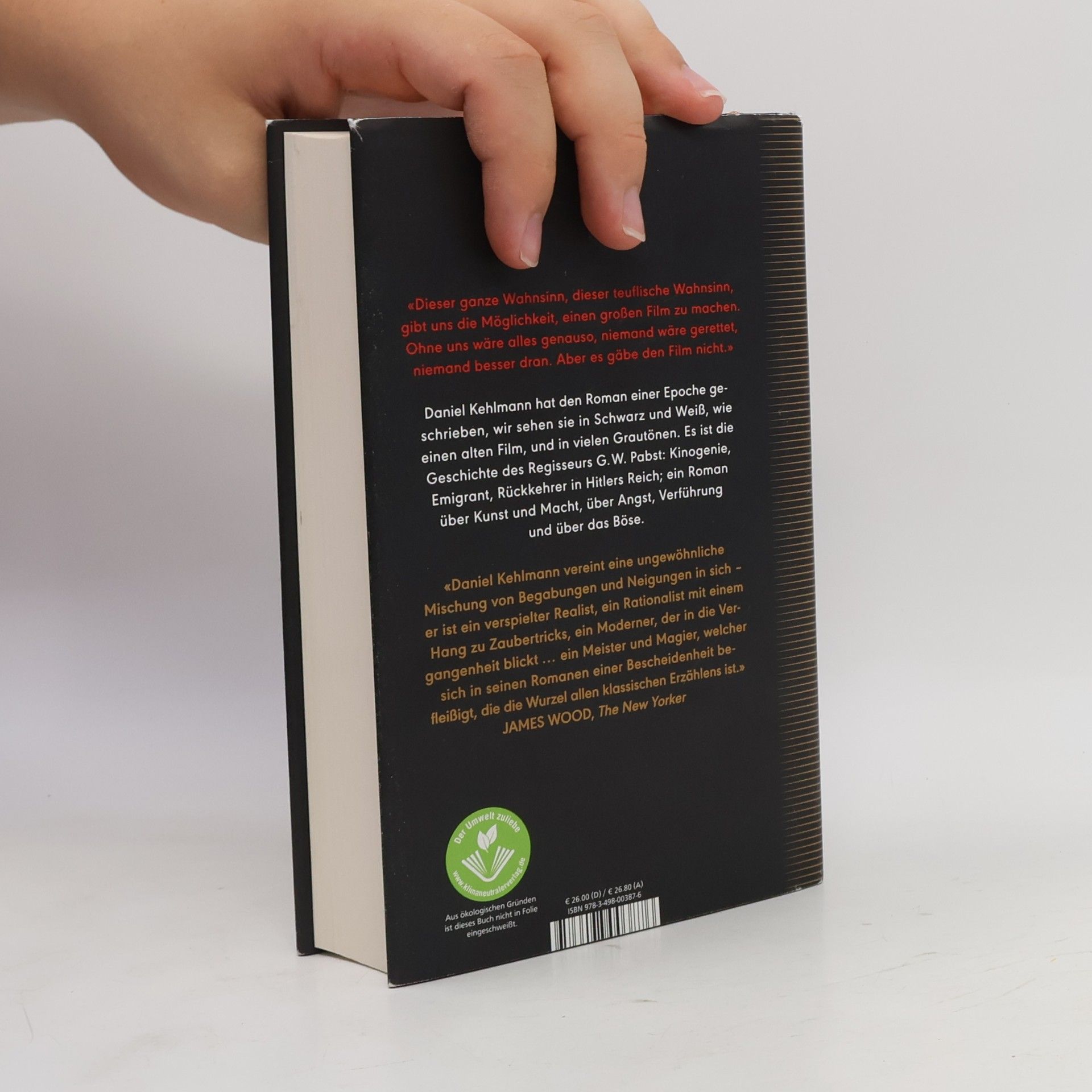 Daniel Kehlmann Lichtspiel