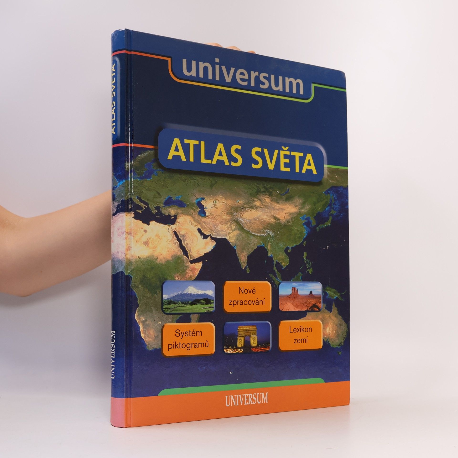 Irena Rybová Atlas světa nové zpracování, systém piktogramů, lexikon zemí