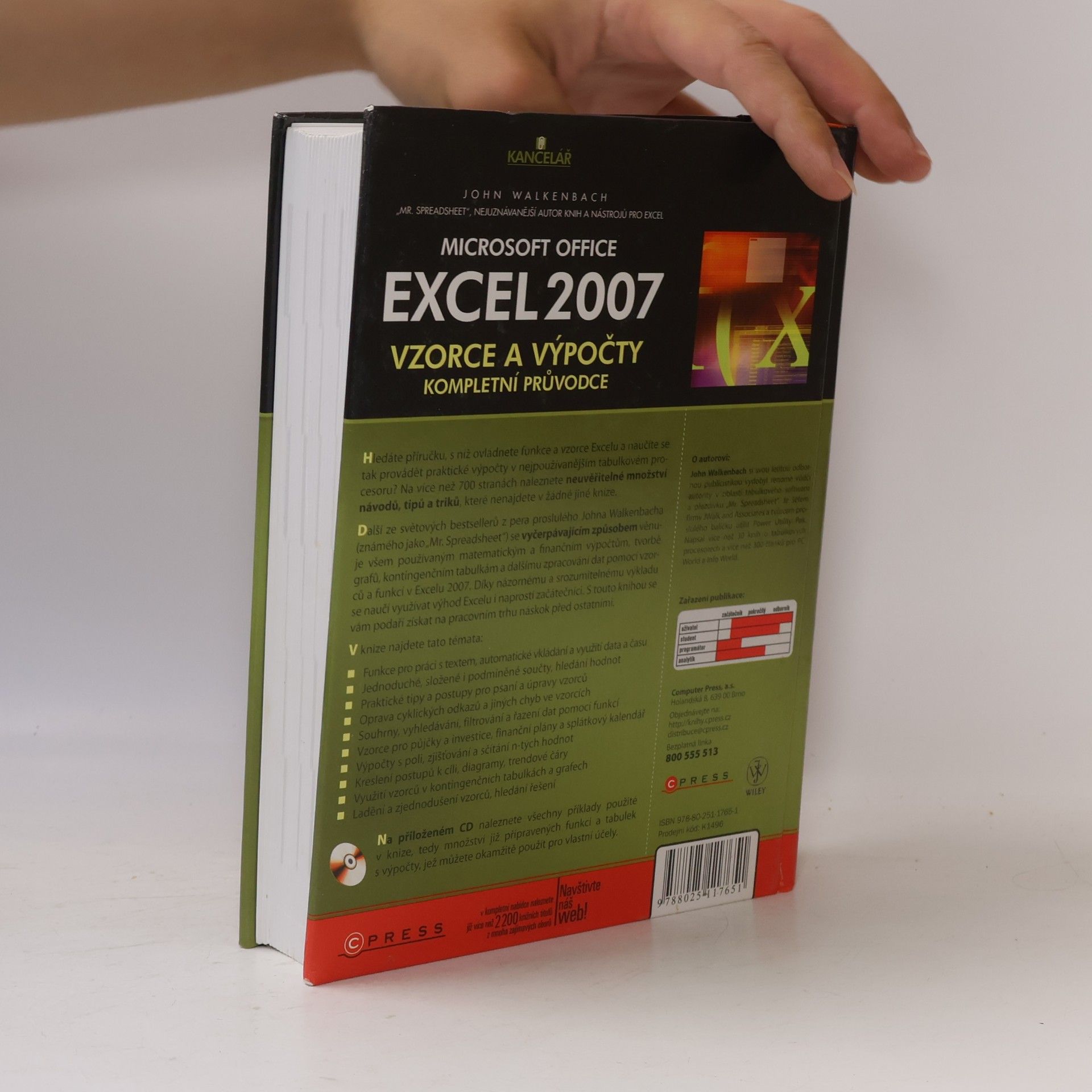 John Walkenbach Microsoft Office Excel 2007 : kompletní průvodce vzorci a výpočty