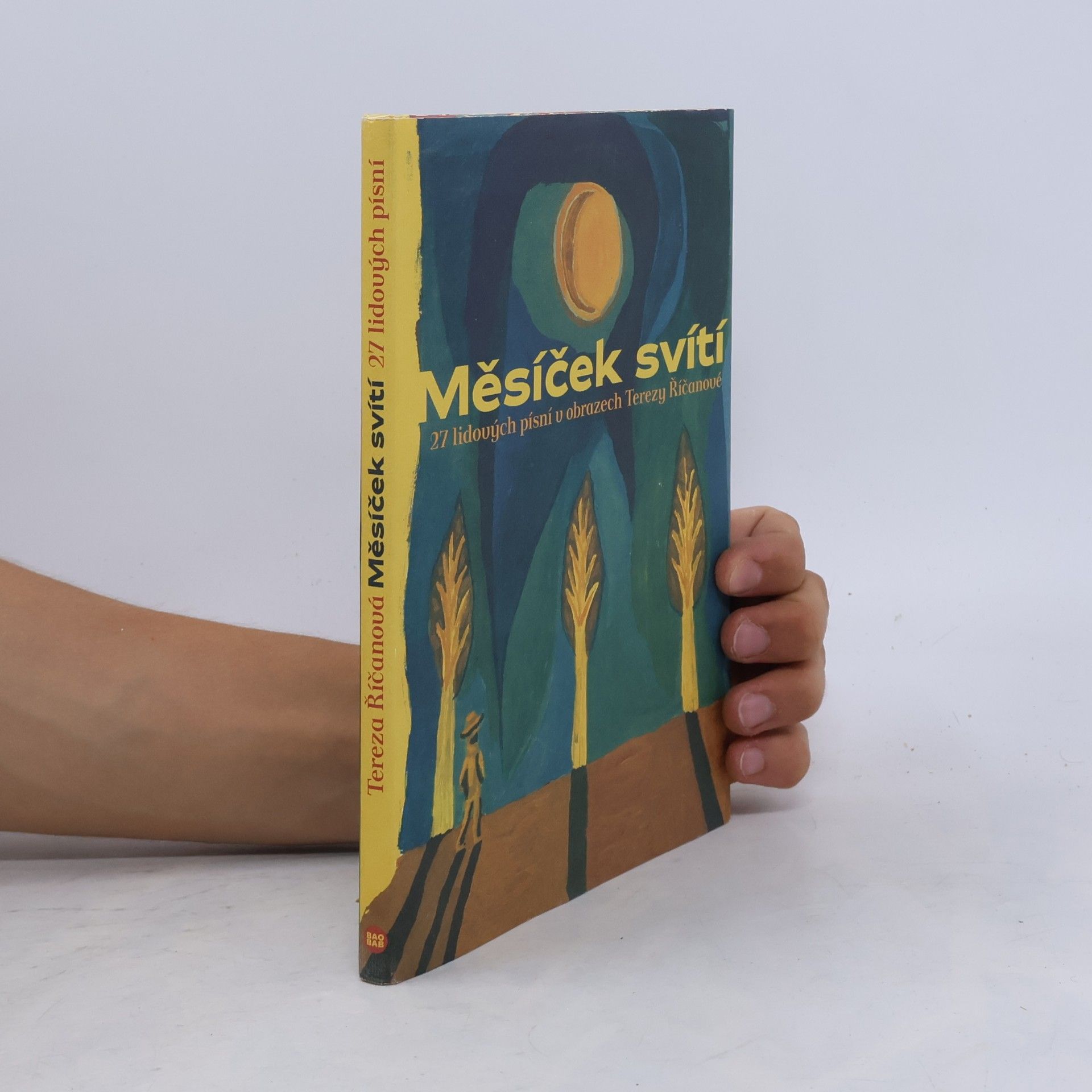 Tereza Říčanová Měsíček svítí. 27 lidových písní v obrazech Terezy Říčanové
