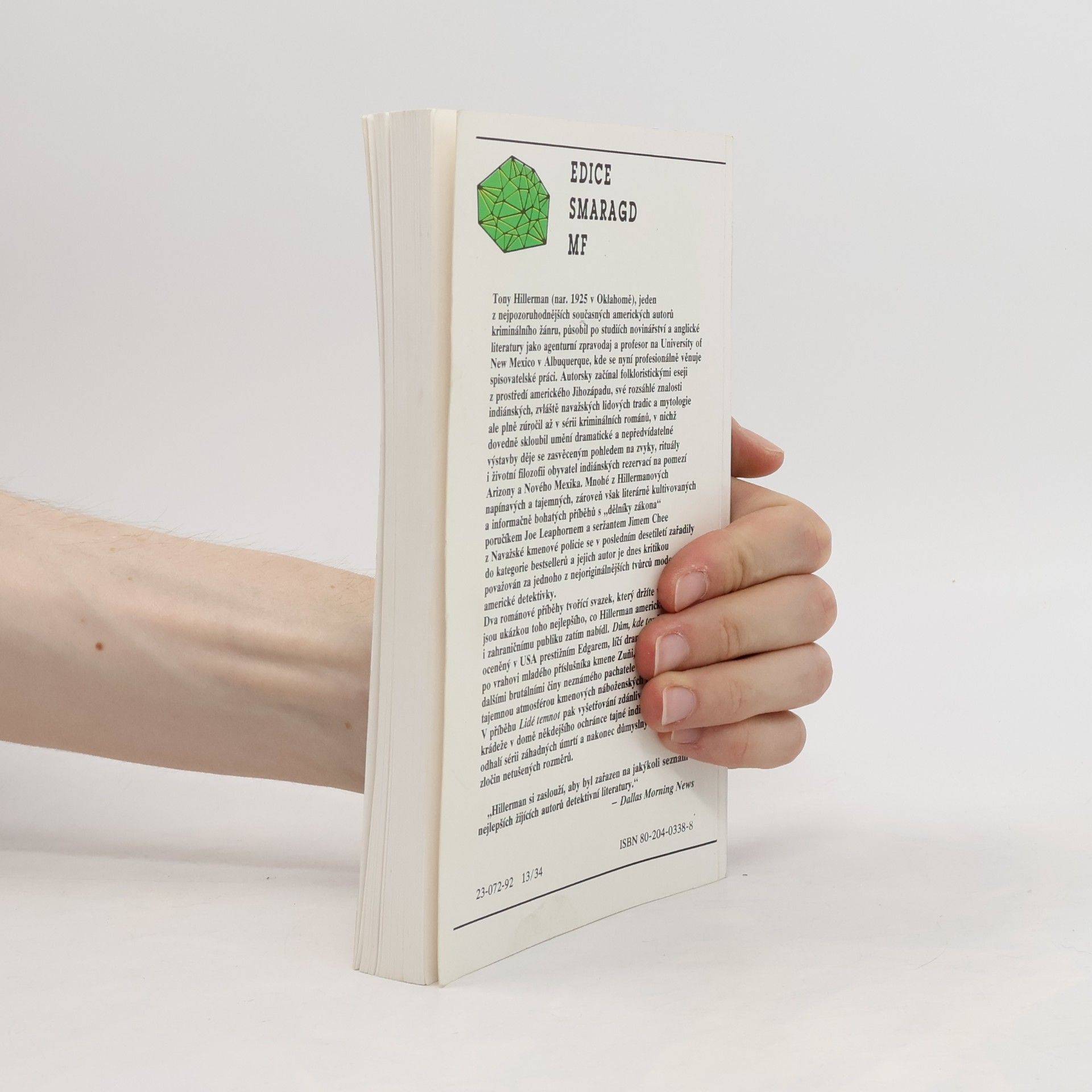 Tony Hillerman Dům, kde tančí mrtví ; Lidé temnot