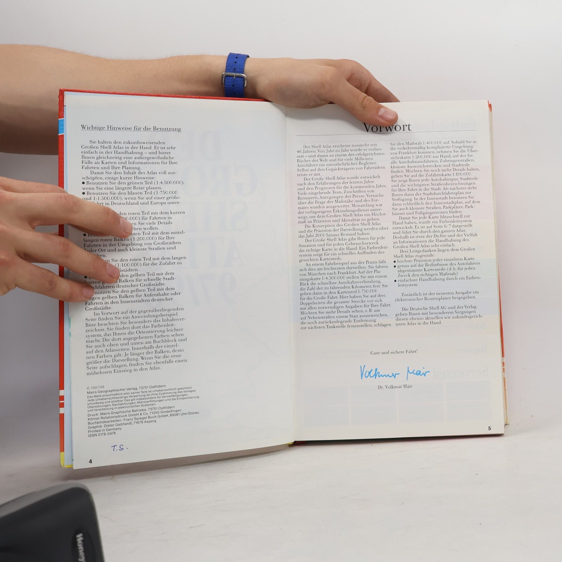 Various authors Der Grosse Shell Atlas 97/98