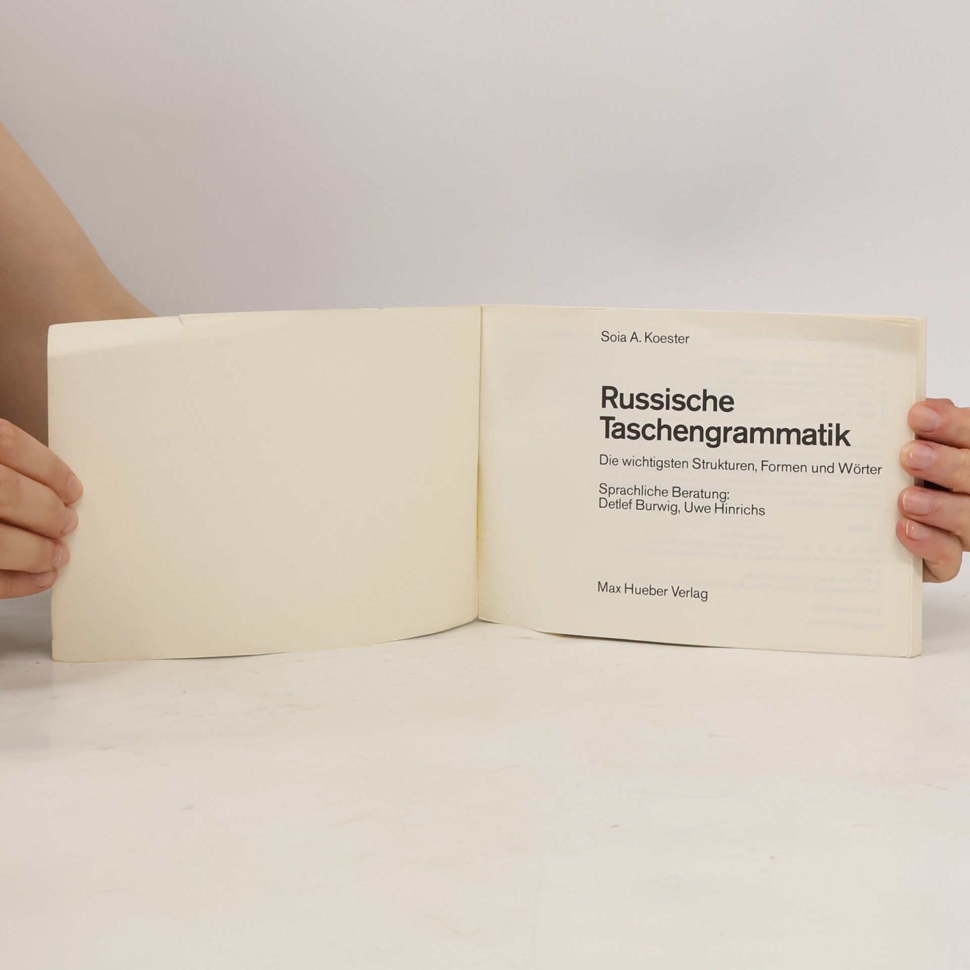 Soia A. Koester Russische Taschengrammatik