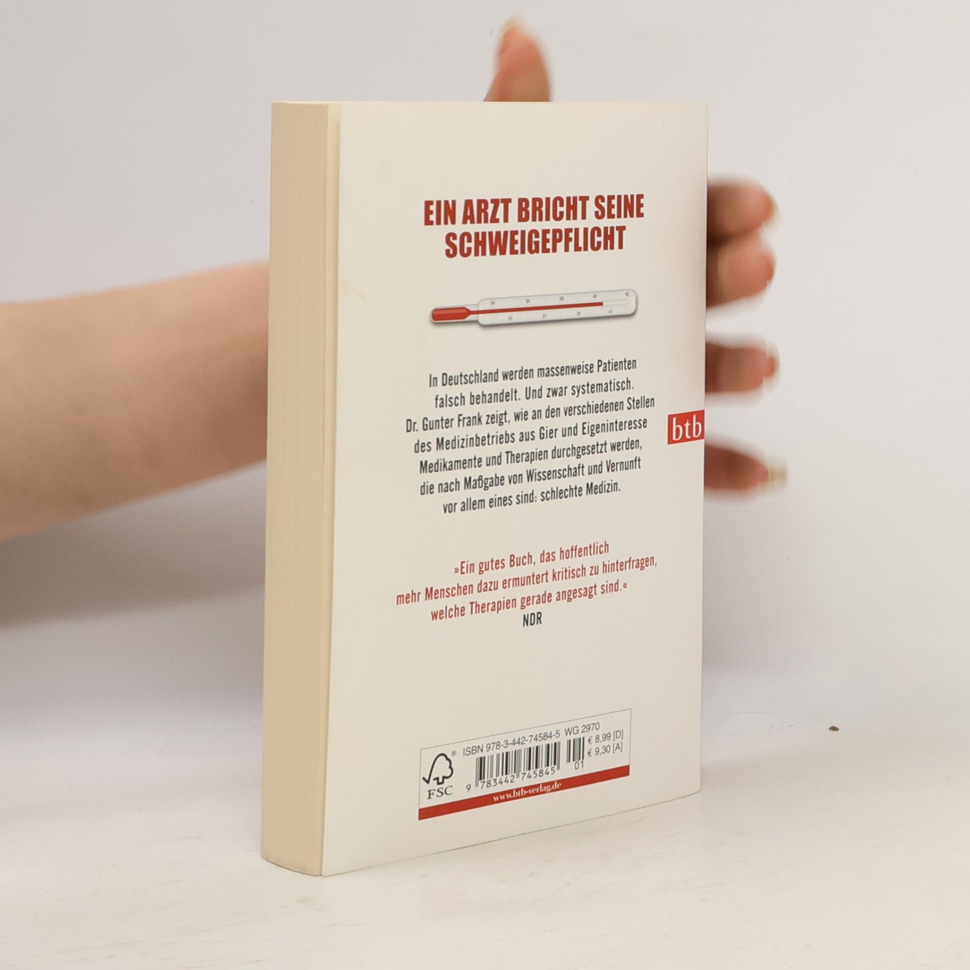 Gunter Frank Schlechte Medizin: Ein Wutbuch