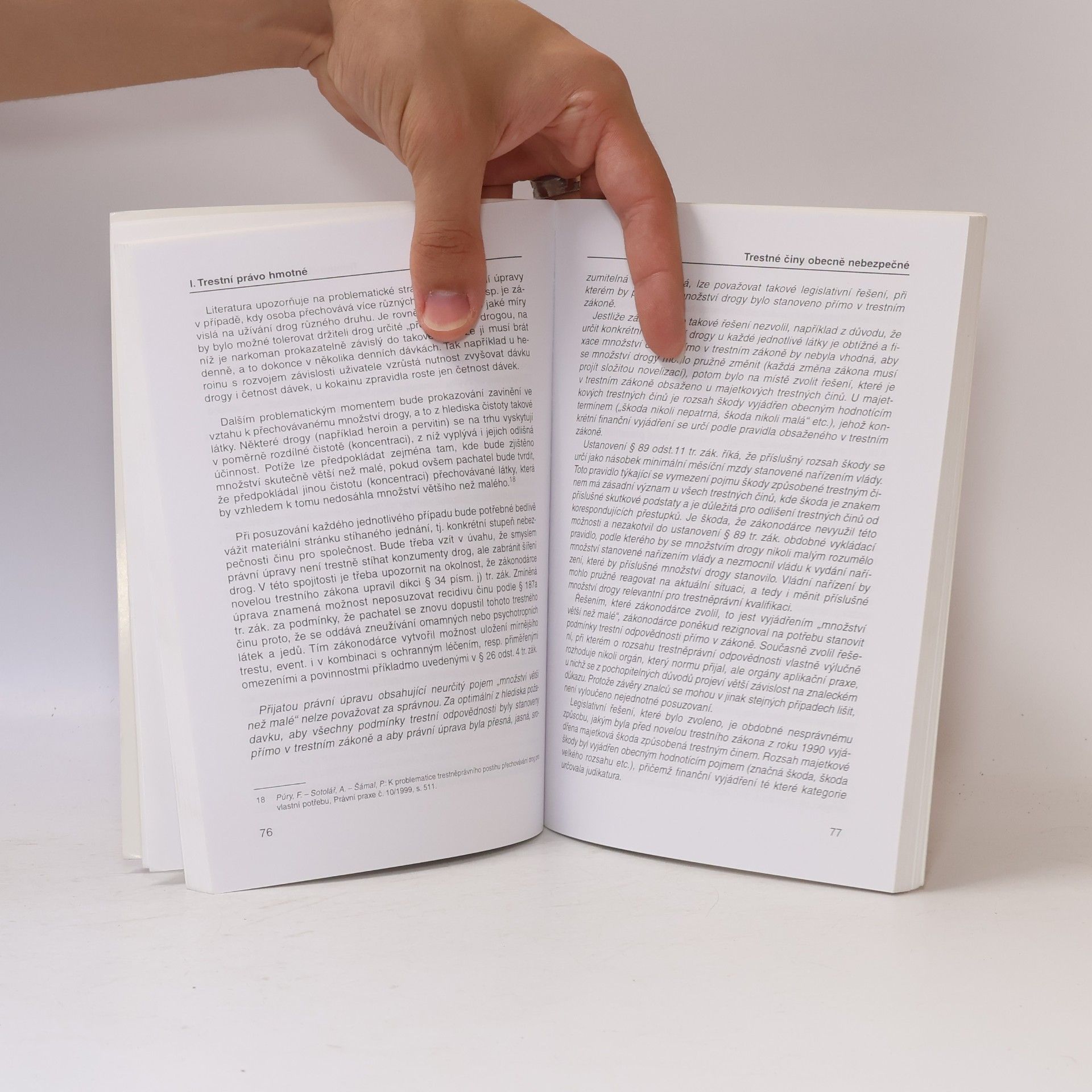 Jiří Jelínek Trestní právo - novelizace v letech 1997 až 1999
