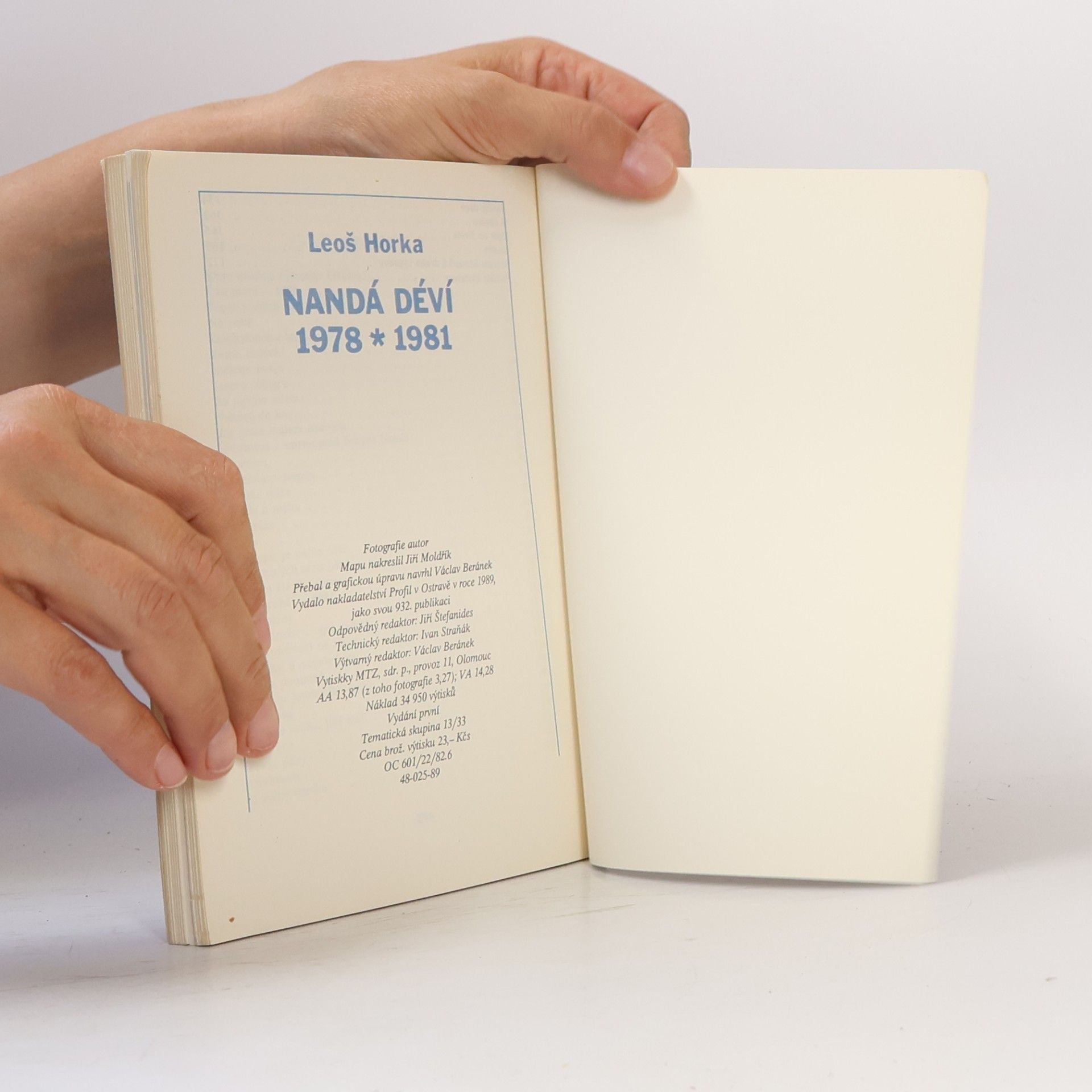 Leoš Horka Nandá Déví 1978-1981