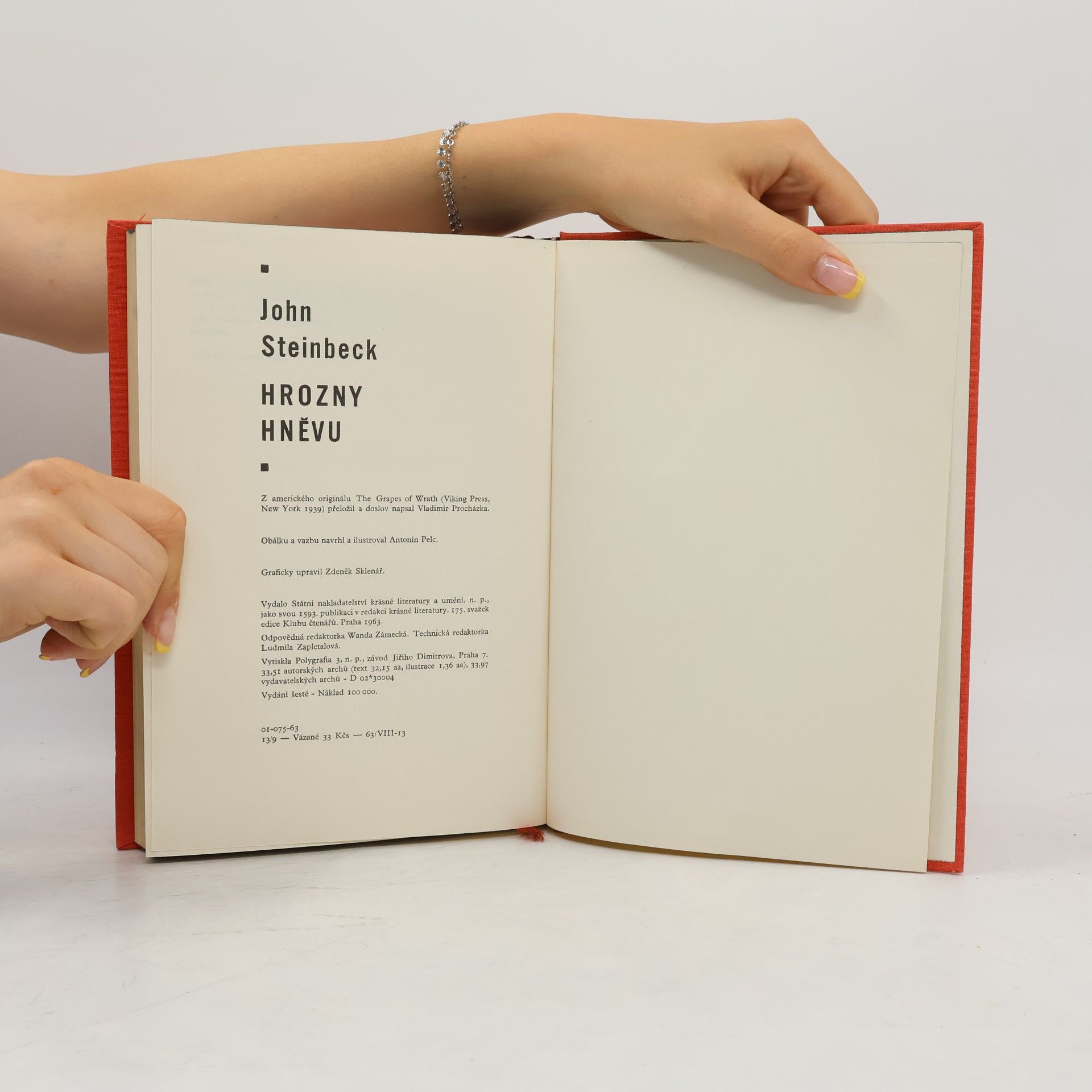 John Steinbeck Hrozny Hněvu