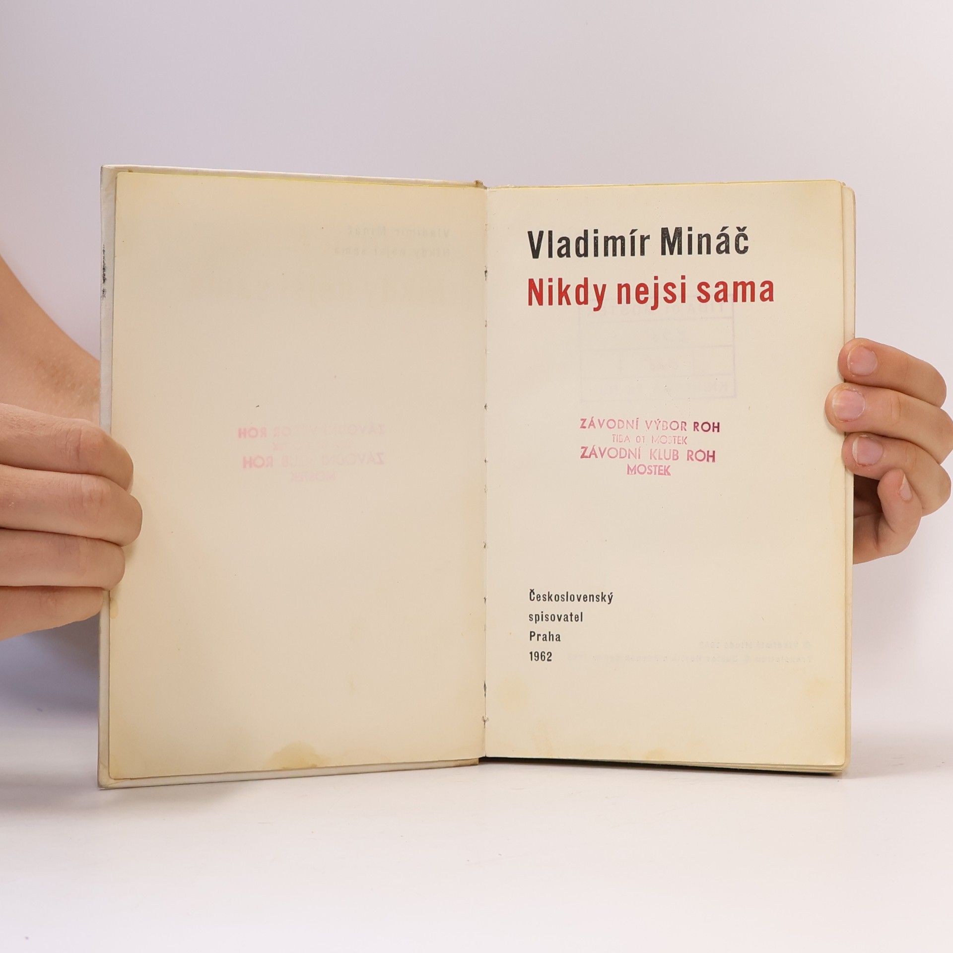 Vladimír Mináč Nikdy nejsi sama