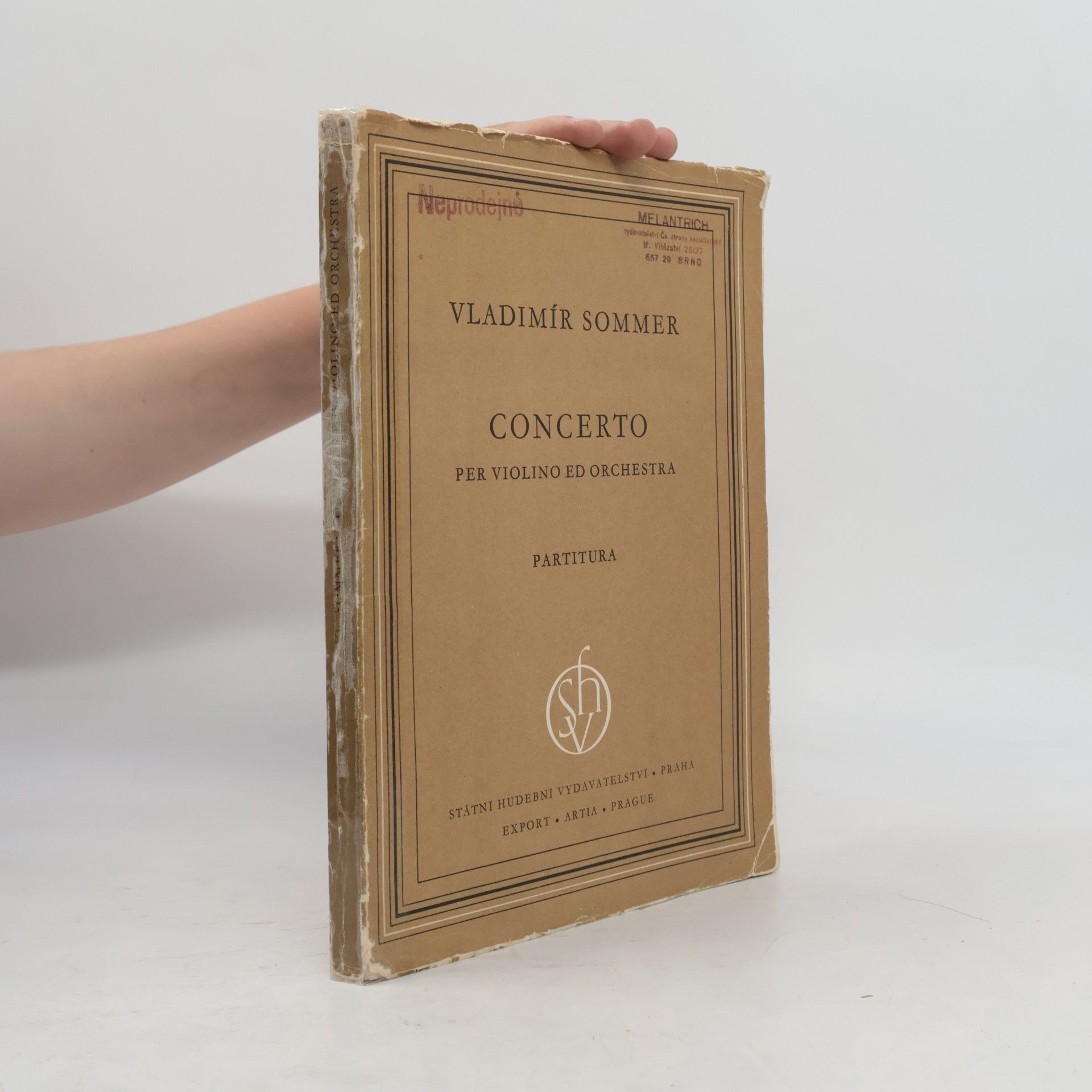 Vladimír Sommer Concerto per violino ed orchestra