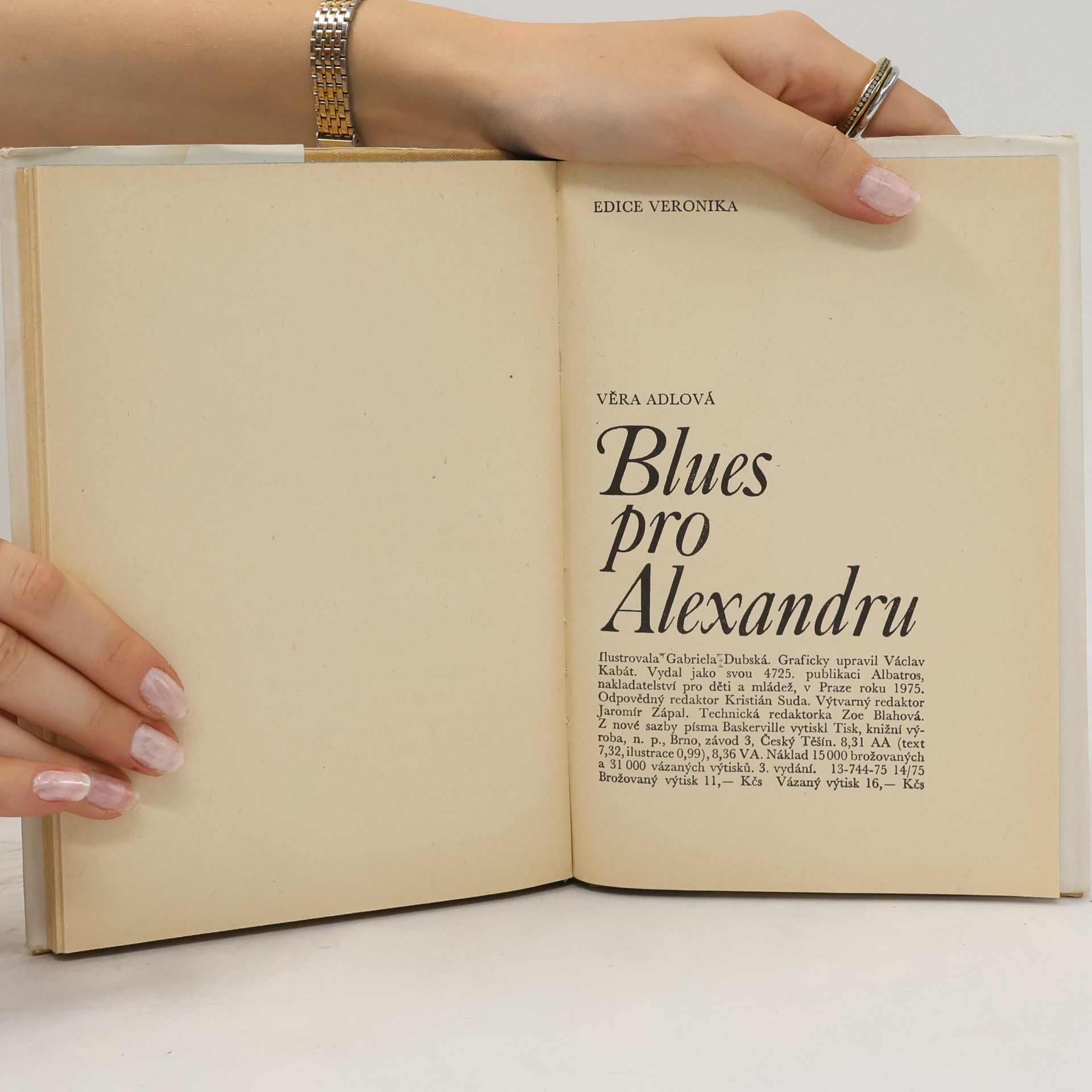 Věra Adlová Blues pro Alexandru