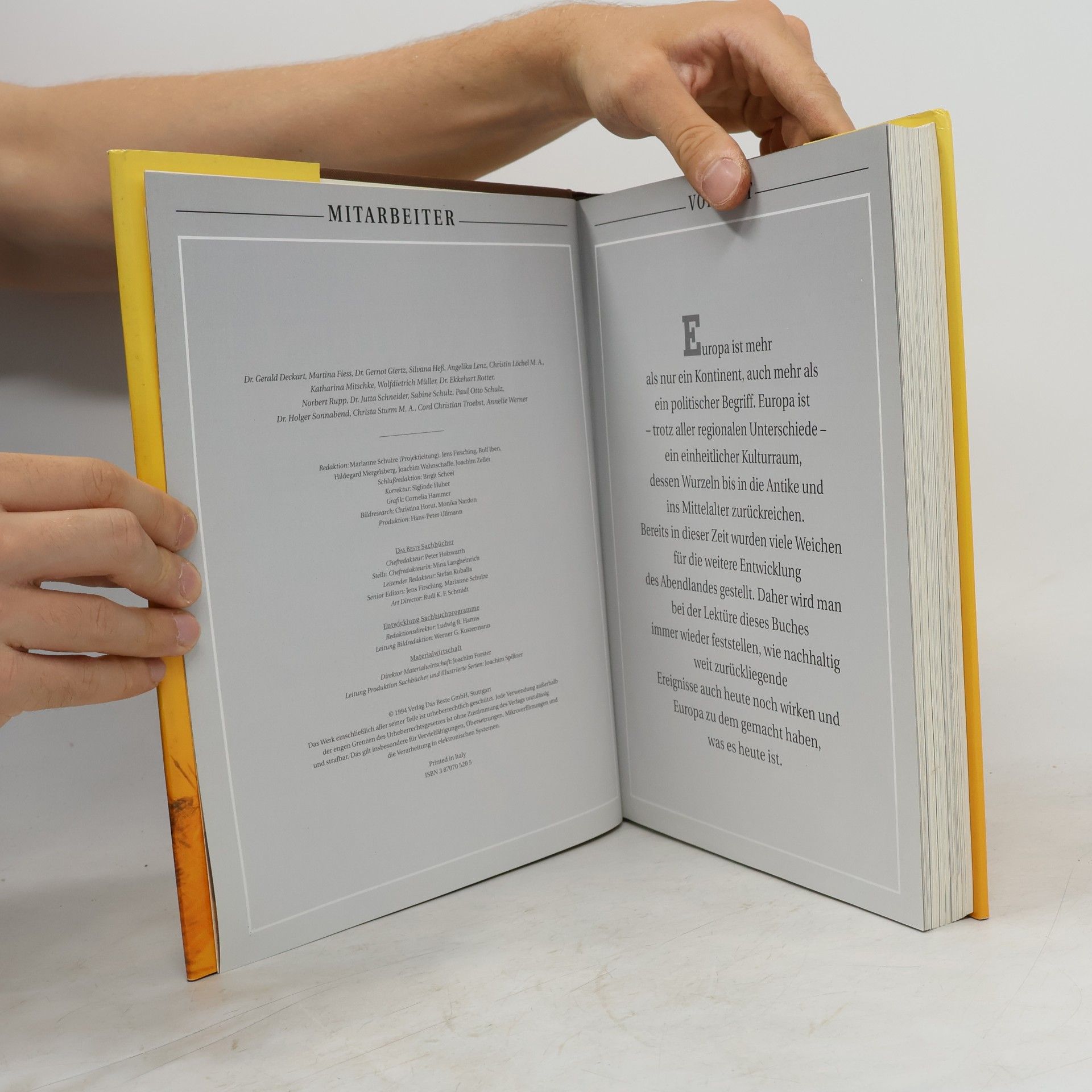 Various authors Die Entstehung Europas