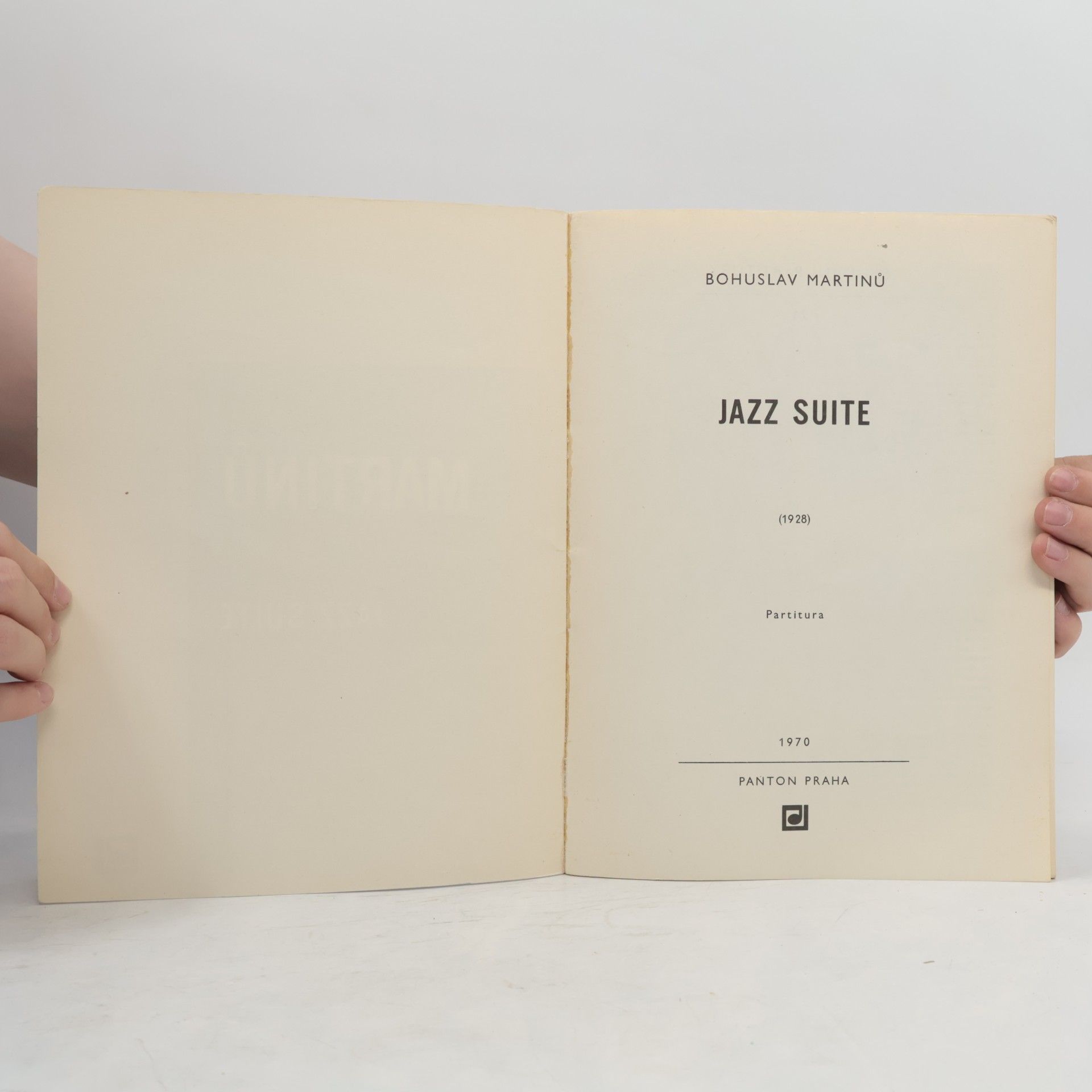 Bohuslav Martinů Jazz Suite