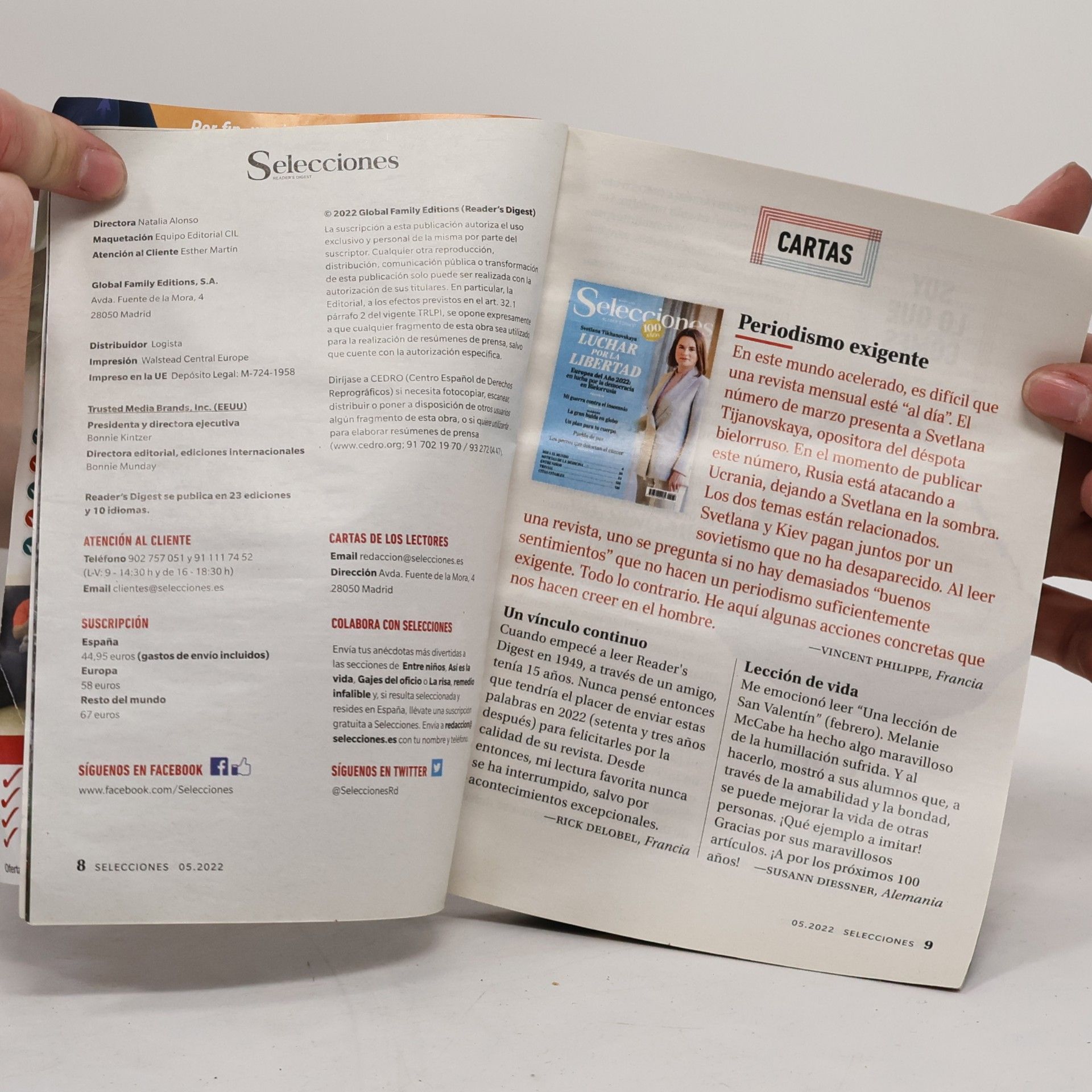 Kolektív autorov Selecciones Reader's Digest 5/2022